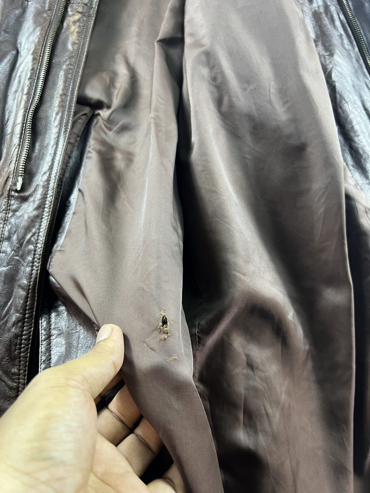 Other 🔥 LEATHER URBAN INTERMEZZO TRENCH COAT Size US S / EU 44-46 / 1 - 18 Thumbnail
