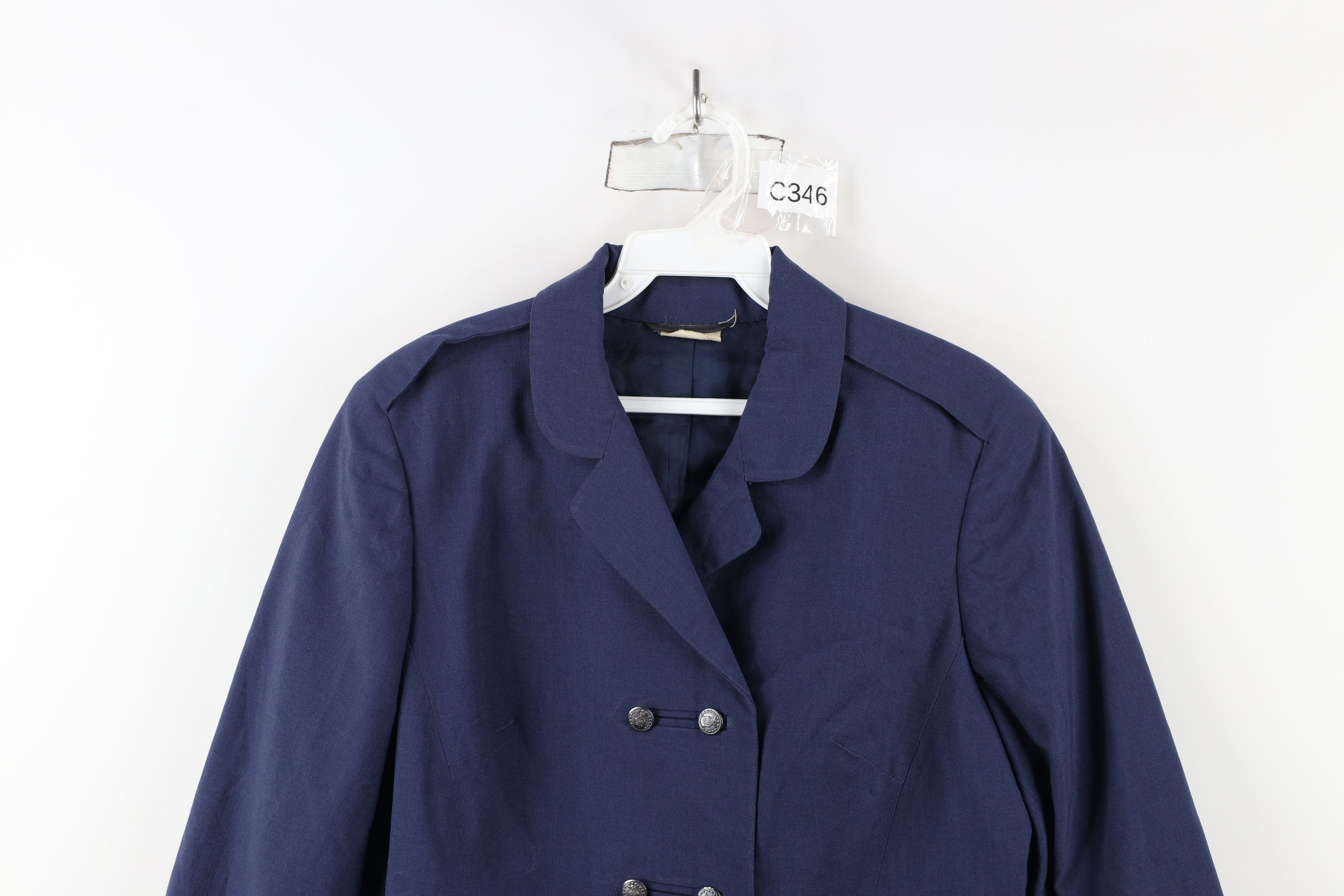 Vintage Vintage 70s Vietnam War Wool 10oz Blue 1549 Class 2 Jacket Size XL / US 12-14 / IT 48-50 - 2 Thumbnail