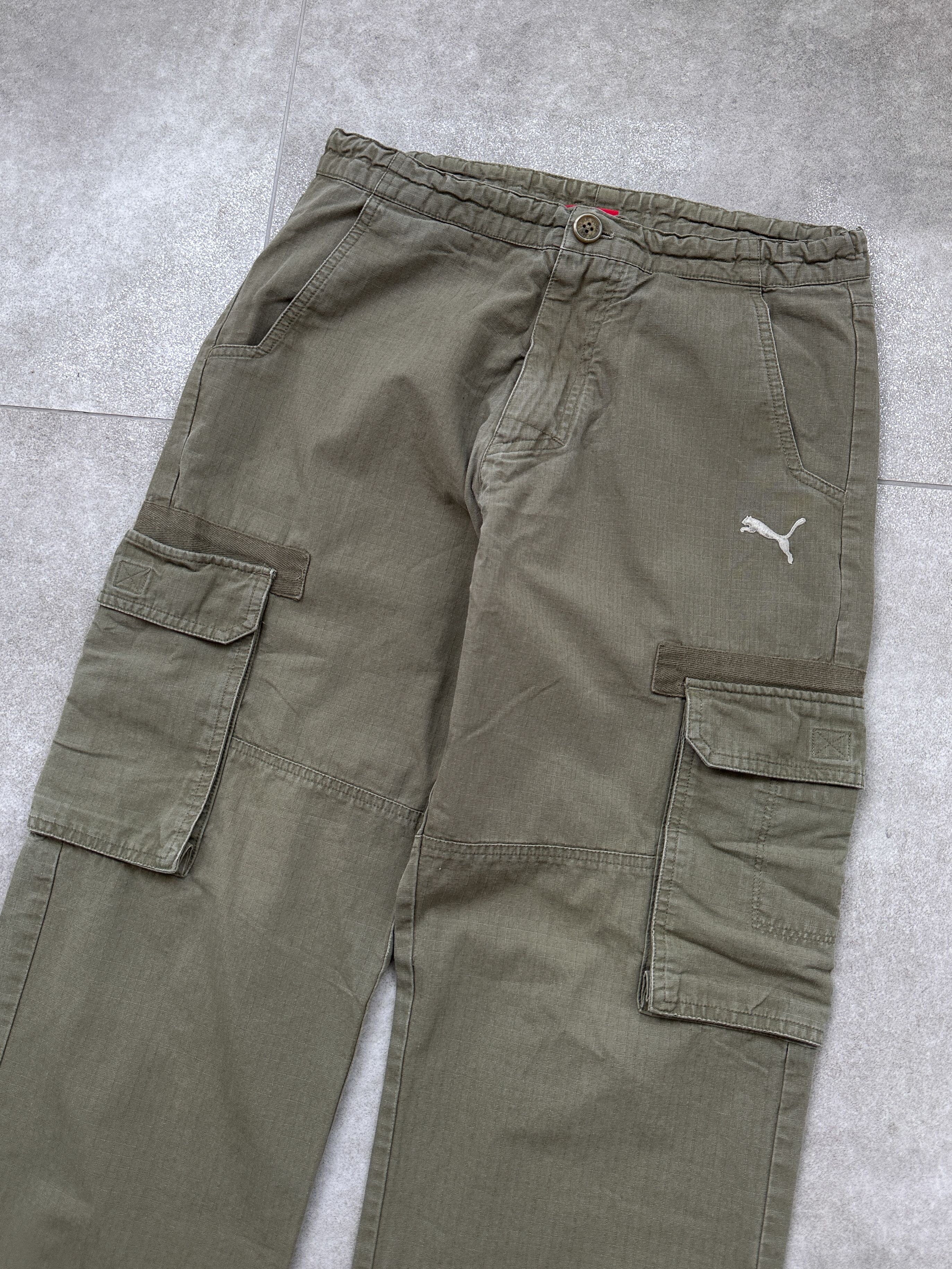 Puma Vintage Puma Cargo Pants Size 30" / US 8 / IT 44 - 3 Thumbnail