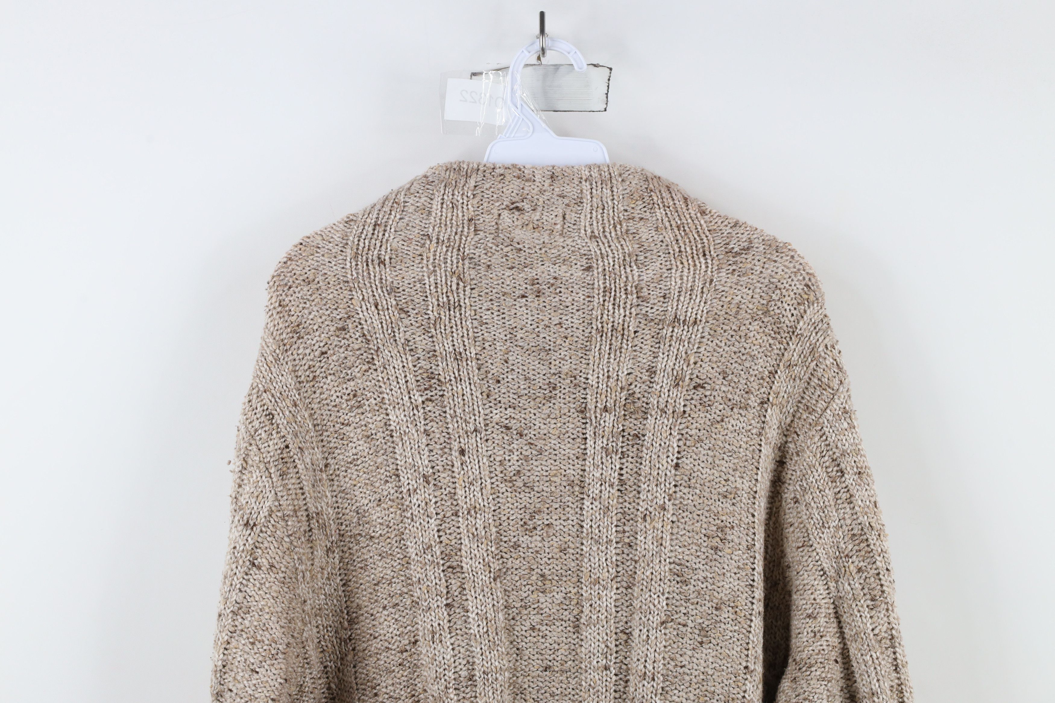Vintage Vintage 90s Streetwear Marled Ribbed Knit Sweater Brown Size XL / US 12-14 / IT 48-50 - 6 Thumbnail