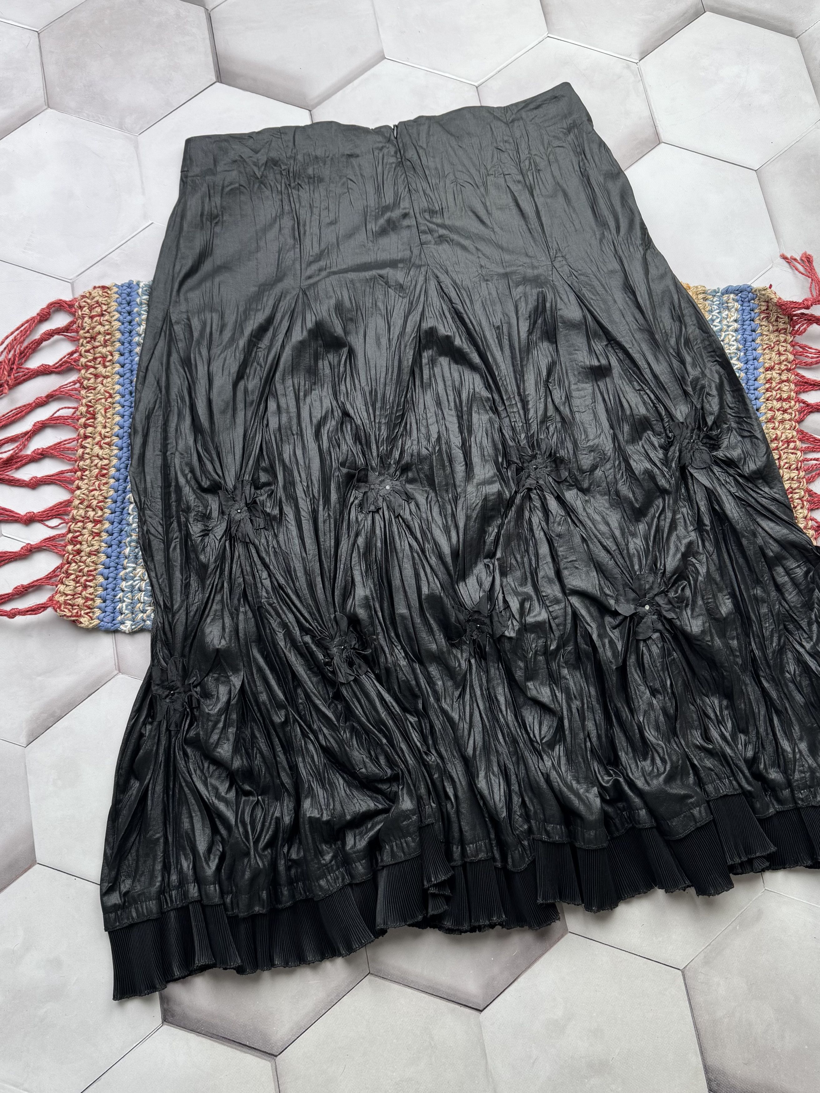 Vintage Vintage Flare Maxi Skirt (E4) Size 34" / US 12 / IT 48 - 6 Thumbnail