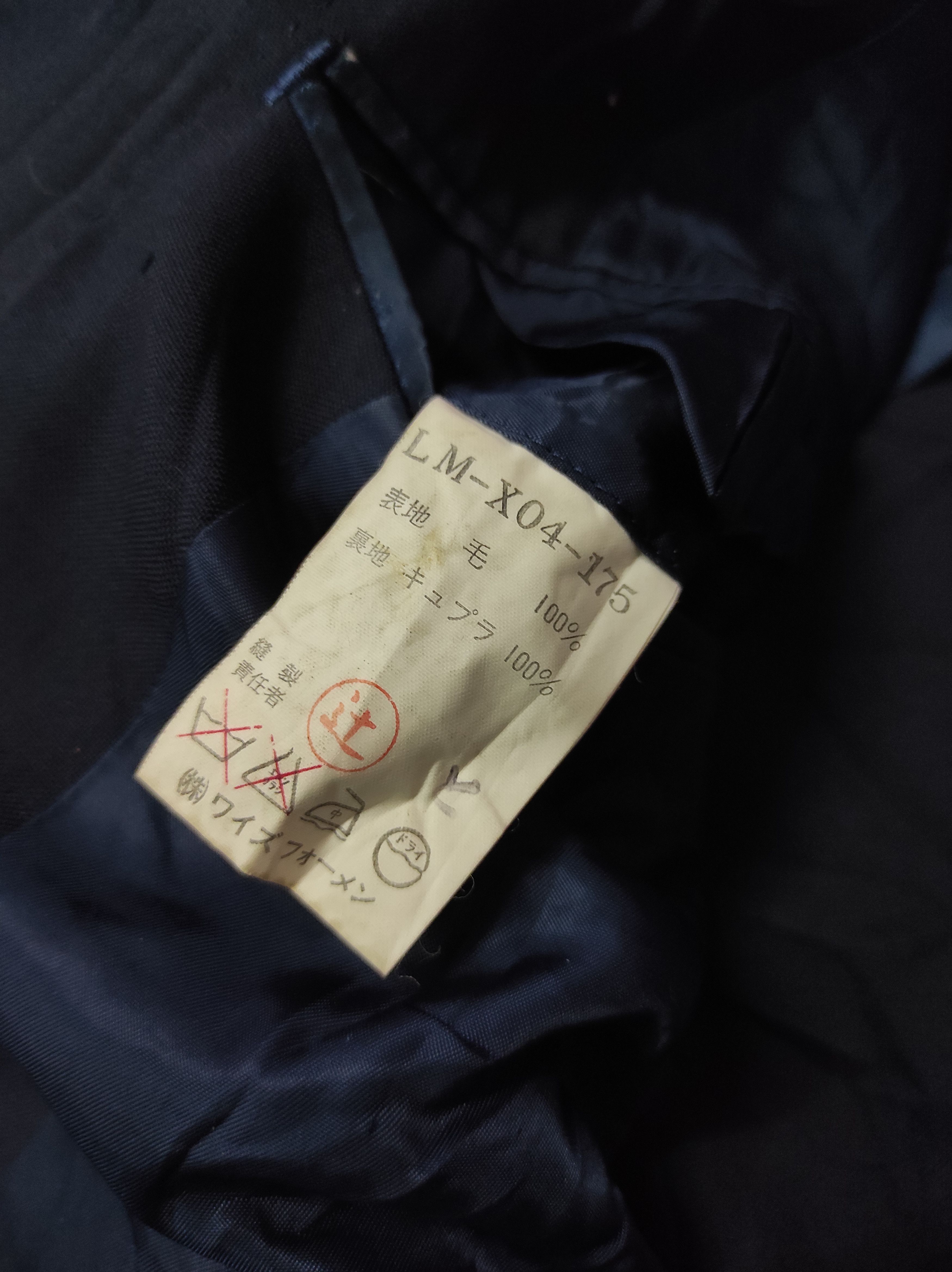 Y's for Men LQ YS FOR MEN VTG DOUBLE BREASTED BLAZER JACKET DISTRESSED Size 42R - 11 Thumbnail
