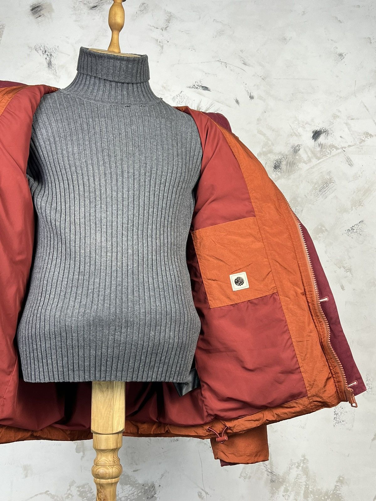 Pretty Green Pretty Green Orange Bomber Jacket Fur Hood Size S - M Size US S / EU 44-46 / 1 - 8 Thumbnail