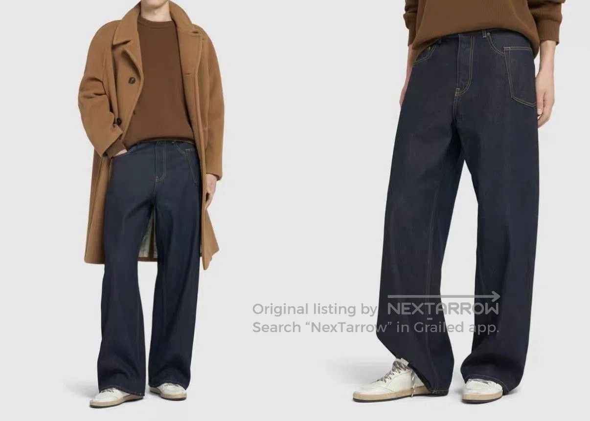 Golden Goose Blue Denim Wide. Size US 31 - 7 Thumbnail