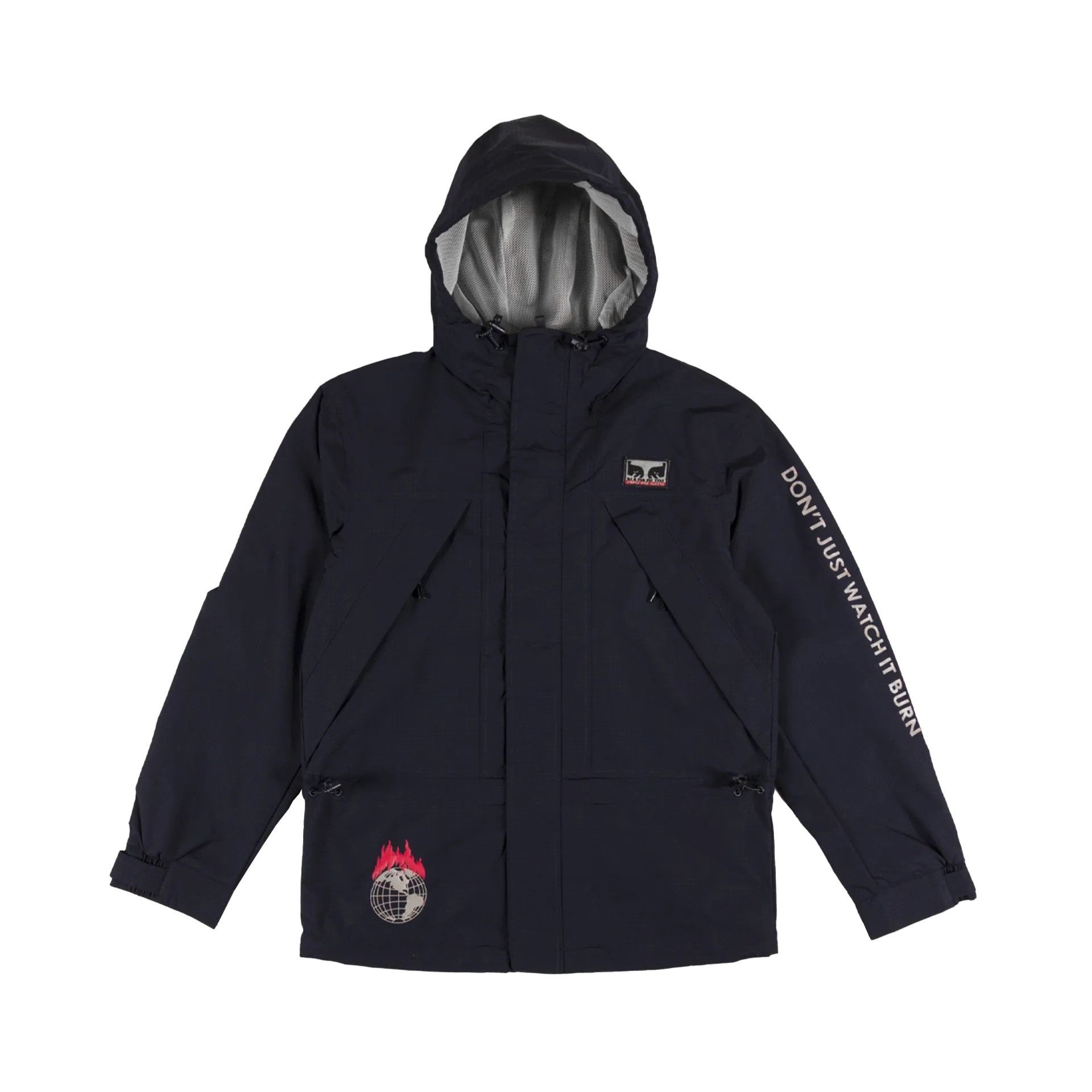 Napapijri OBEY x Napapijri men's spring/autumn jacket (Navy, L) Size US L / EU 52-54 / 3 - 1 Thumbnail