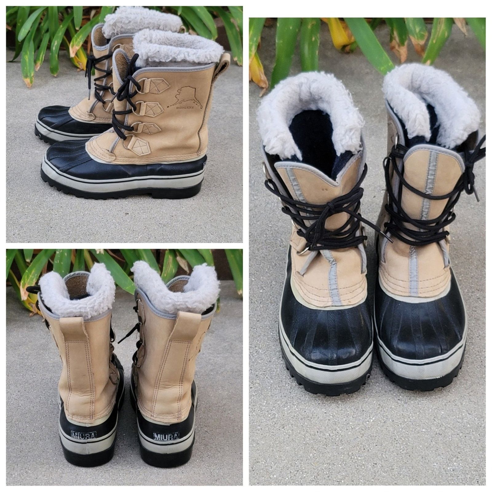 The Unbranded Brand Vtg Miuralaska Steel Shank Insulated Winter Snow Boots Size US 7 / EU 40 - 1 Thumbnail