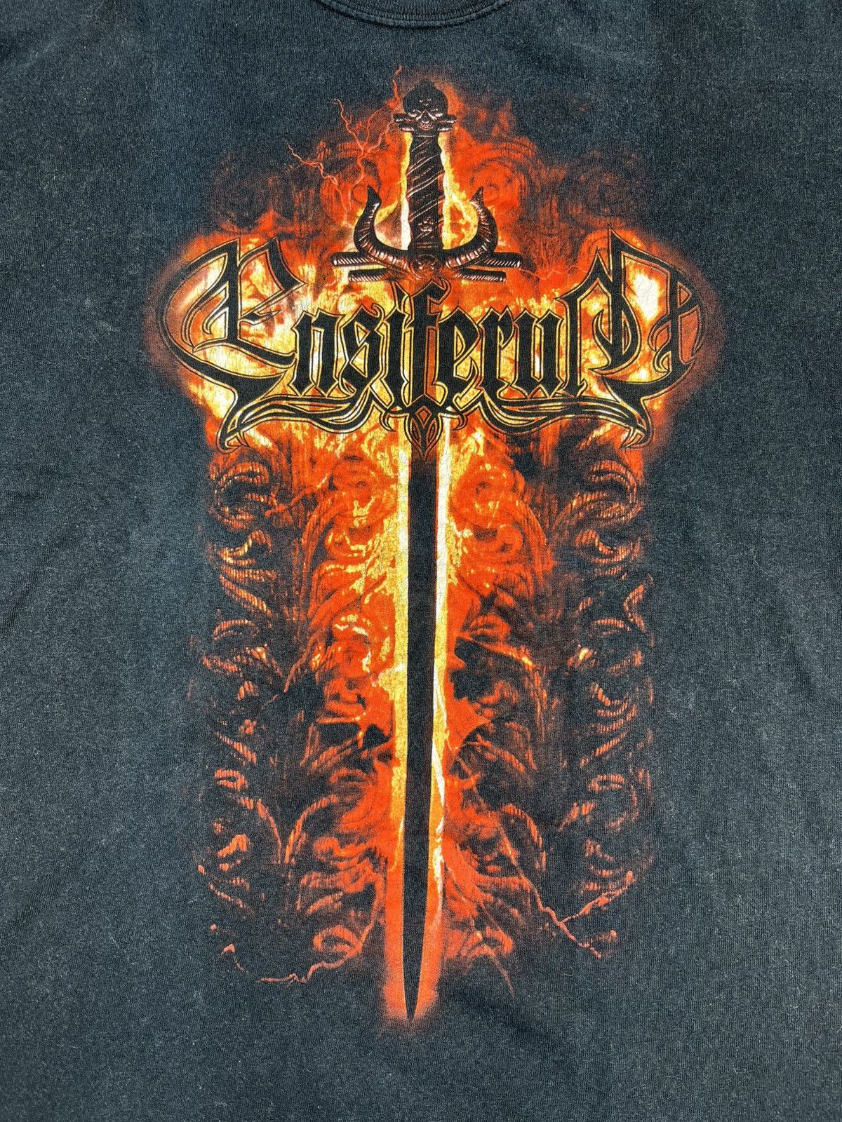 Band Tees Ensiferum Sword Best Rock T Shirt Size US M / EU 48-50 / 2 - 4 Thumbnail