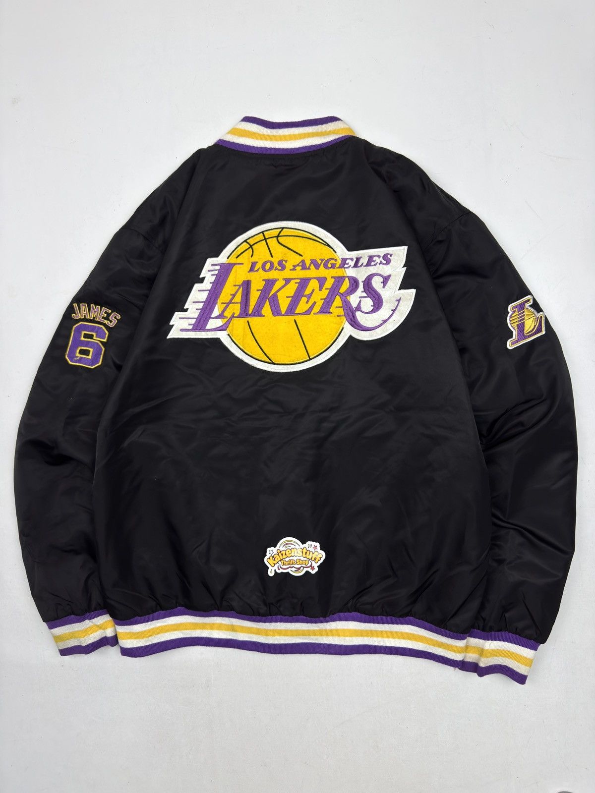 Primark LeBron James NBA LA Lakers Varsity Jacket - Primark Official Size US L / EU 52-54 / 3 - 4 Thumbnail
