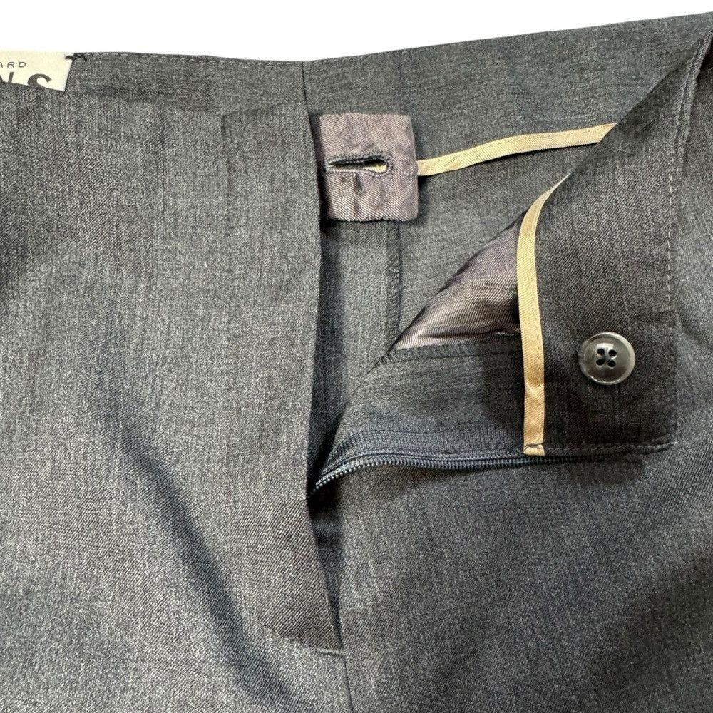 Other Bernard Zins Dark Grey Wool Pants Made in Portugal Size 30" / US 8 / IT 44 - 5 Thumbnail