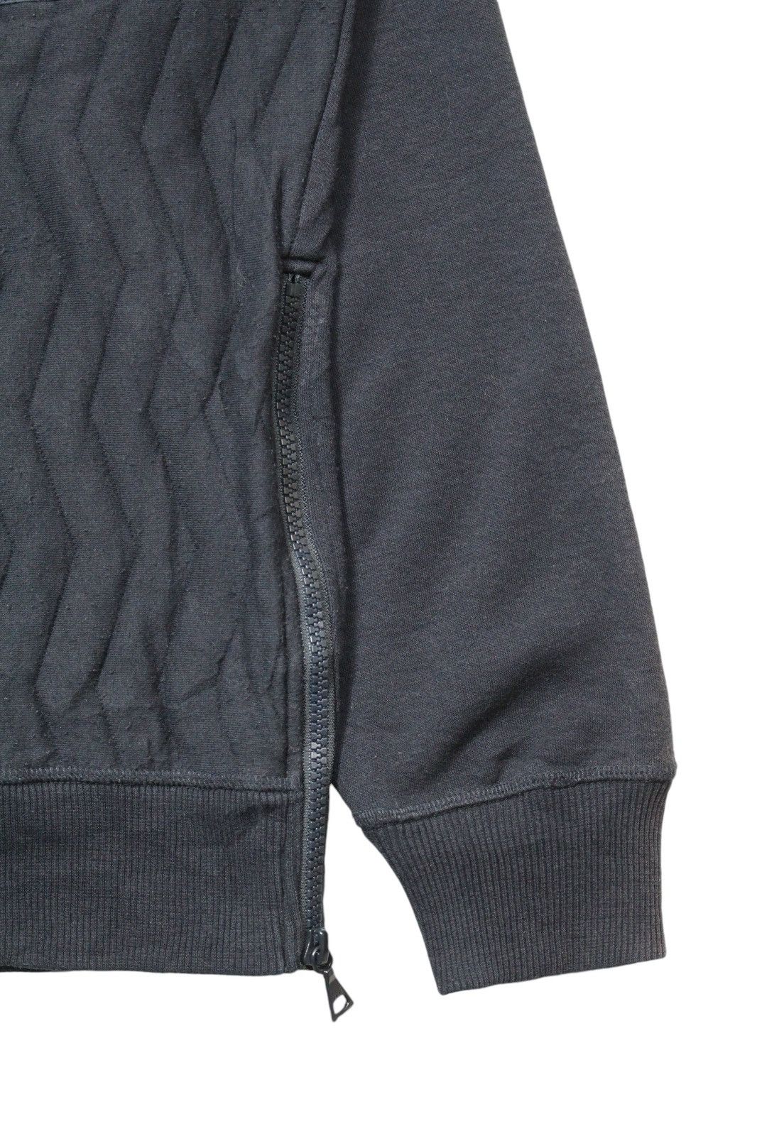 Japanese Brand GLOBAL WORK SIDE ZIP QUILTED SWEATER Size US L / EU 52-54 / 3 - 4 Thumbnail