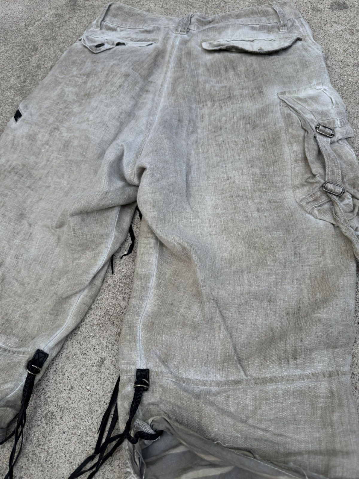 KMRii Kmrii Goat Linen Cargo Shorts Size US 31 - 15 Thumbnail