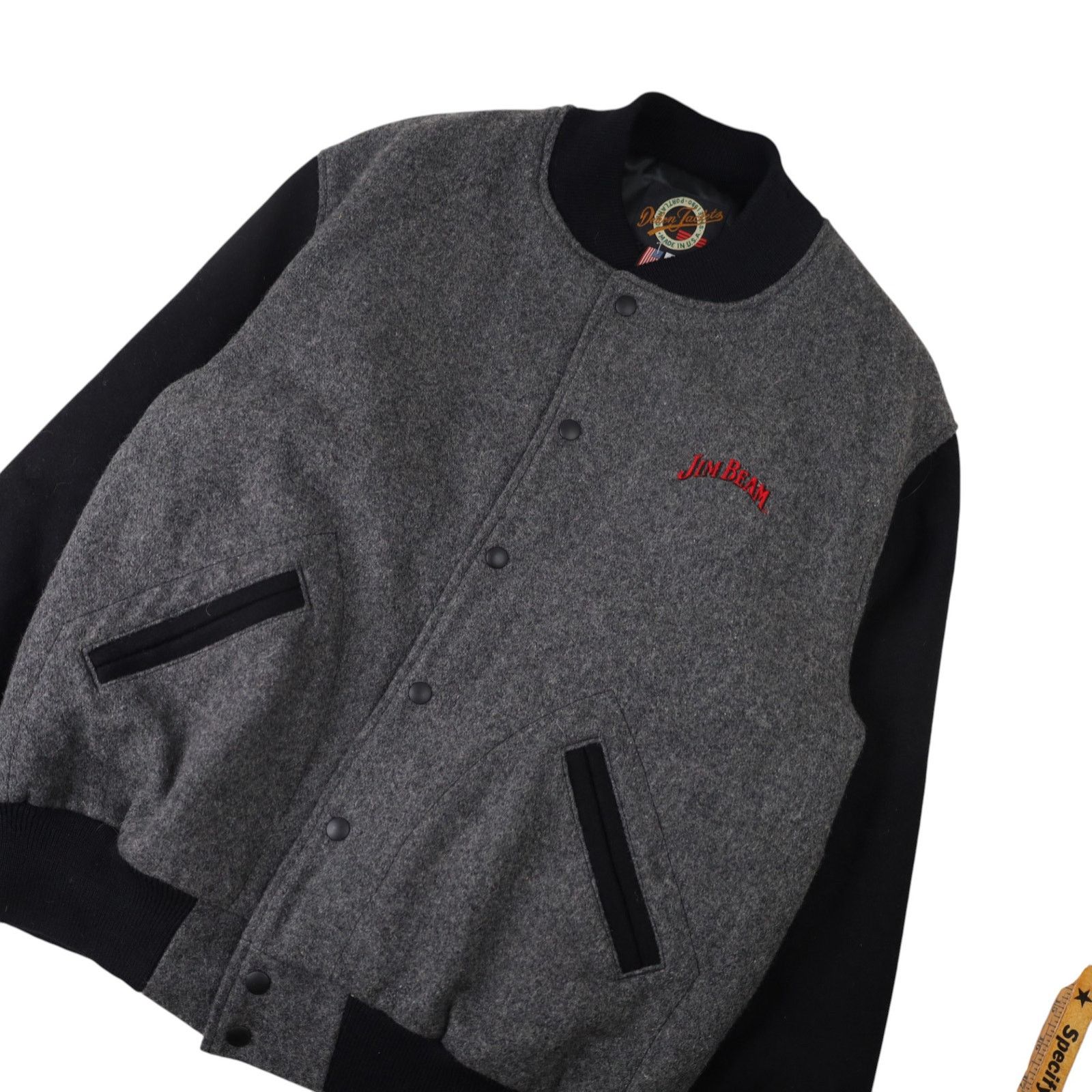 Vintage Dehen 1920 Jim Beam Wool Varsity Jacket