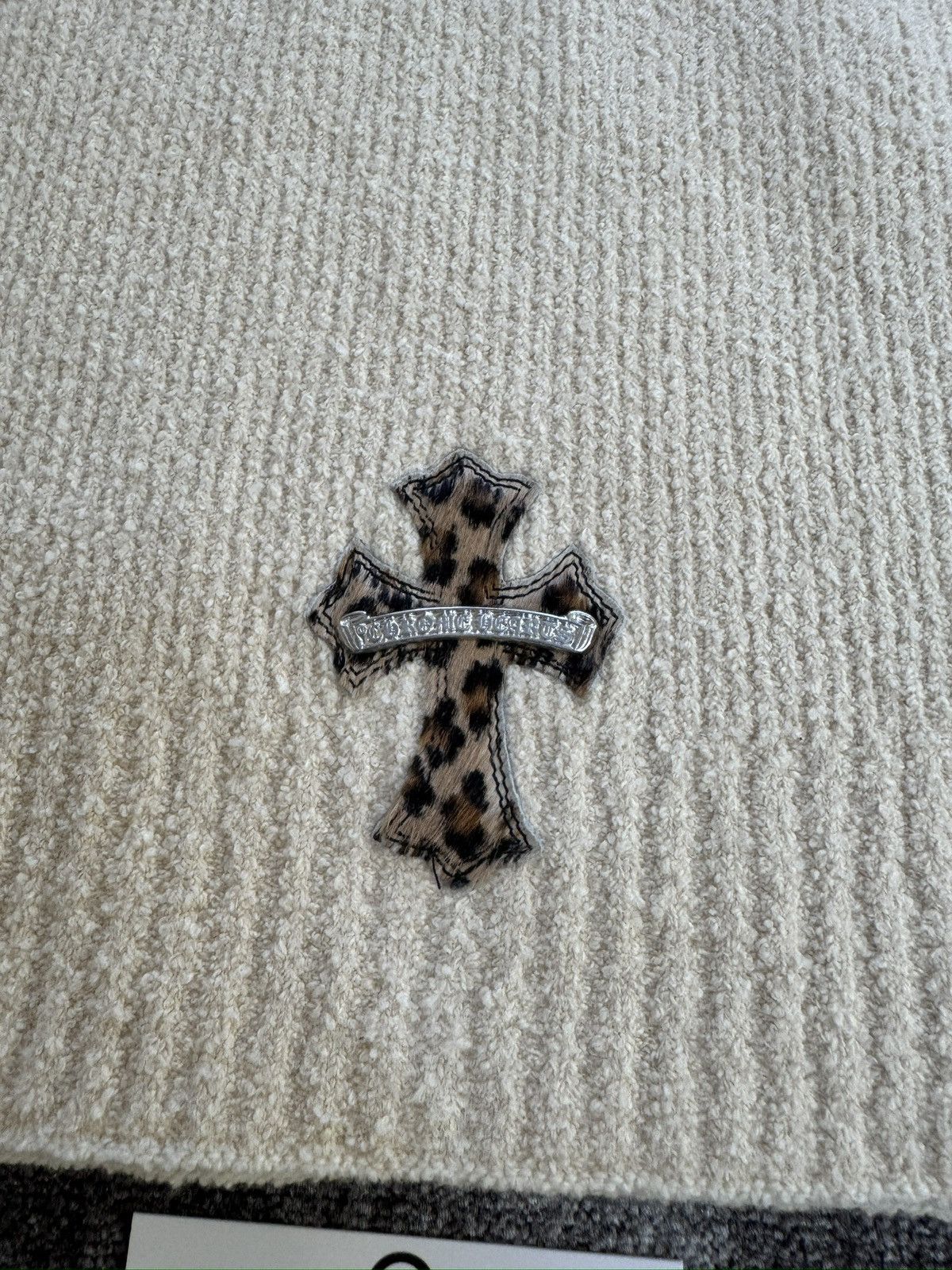 Chrome Hearts BRAND NEW CHROME HEARTS PIMA CREAM CHEETAH PATCH HOODIE Size US S / EU 44-46 / 1 - 7 Thumbnail