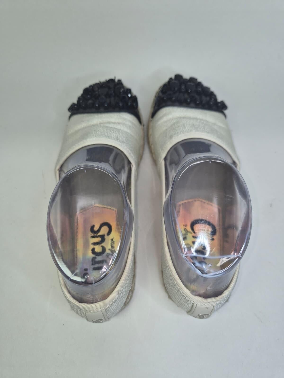 Other Circus SAM EDELMAN Women 6 Loretta Tan Espadrille Black Bead Size US 6 / IT 36 - 8 Thumbnail