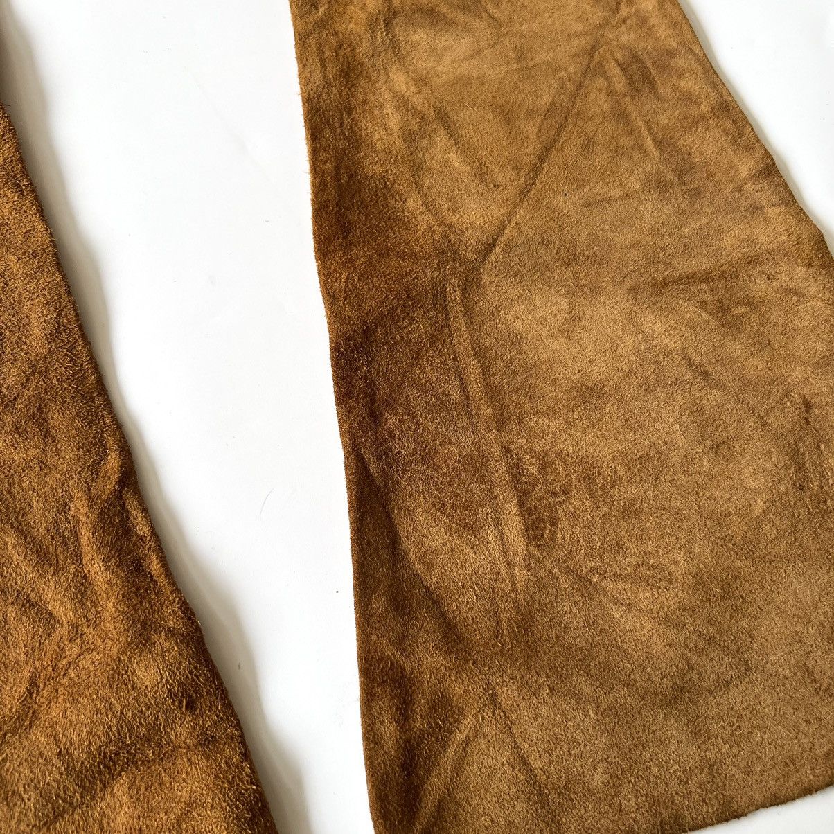 Other Vtg.SANTA FE Suede Flare Pants 70s Size US 28 / EU 44 - 12 Thumbnail
