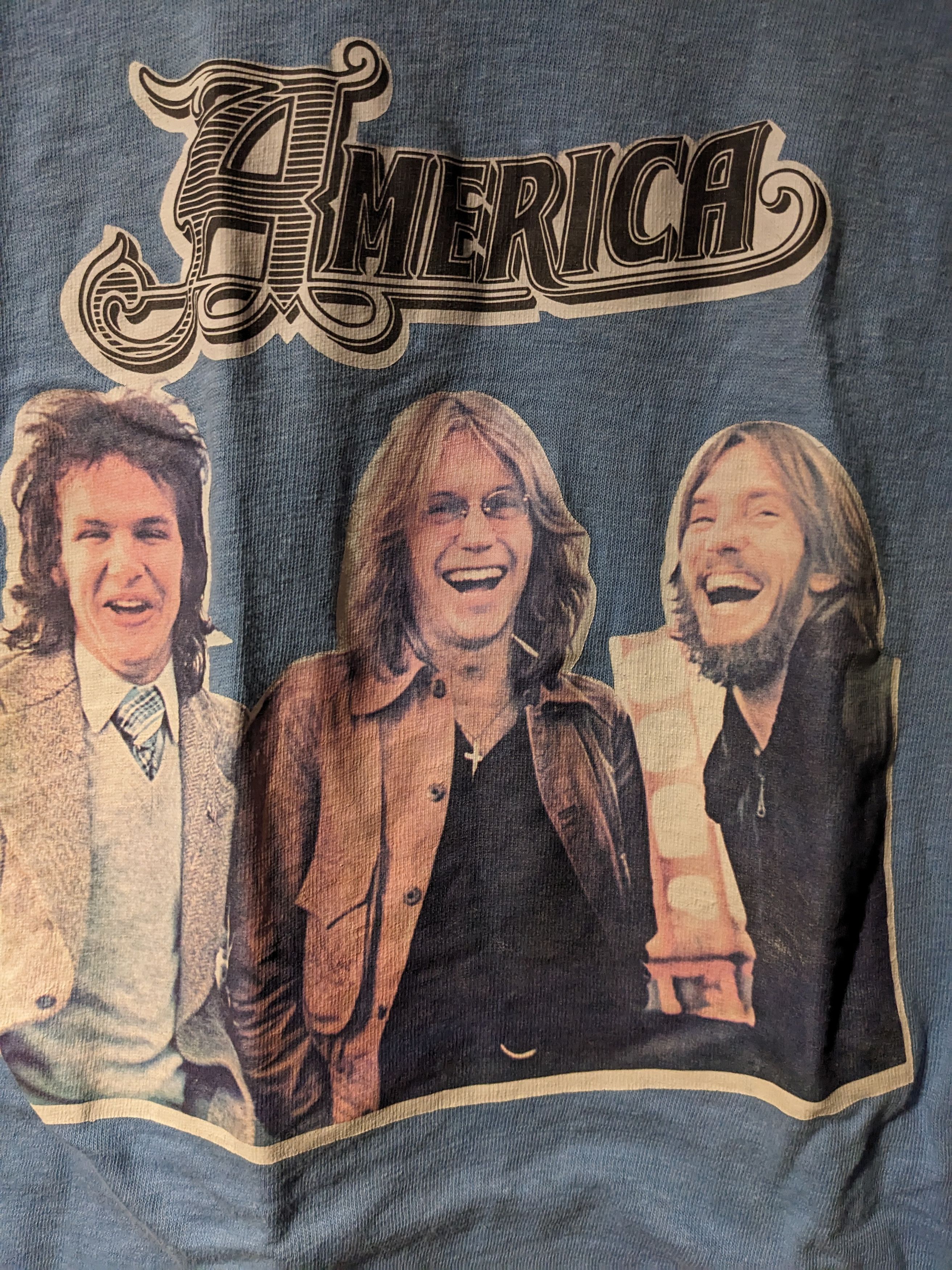 Band Tees × Vintage Vintage 70s America Rock Band Music Tour Blue Small T-Shirt Size US S / EU 44-46 / 1 - 2 Thumbnail