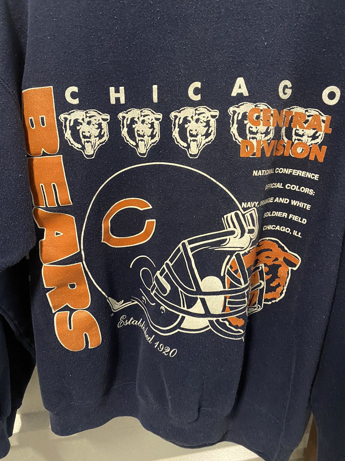 NFL × Vintage 1980’s Chicago Bears Sweatshirt Size US L / EU 52-54 / 3 - 2 Thumbnail