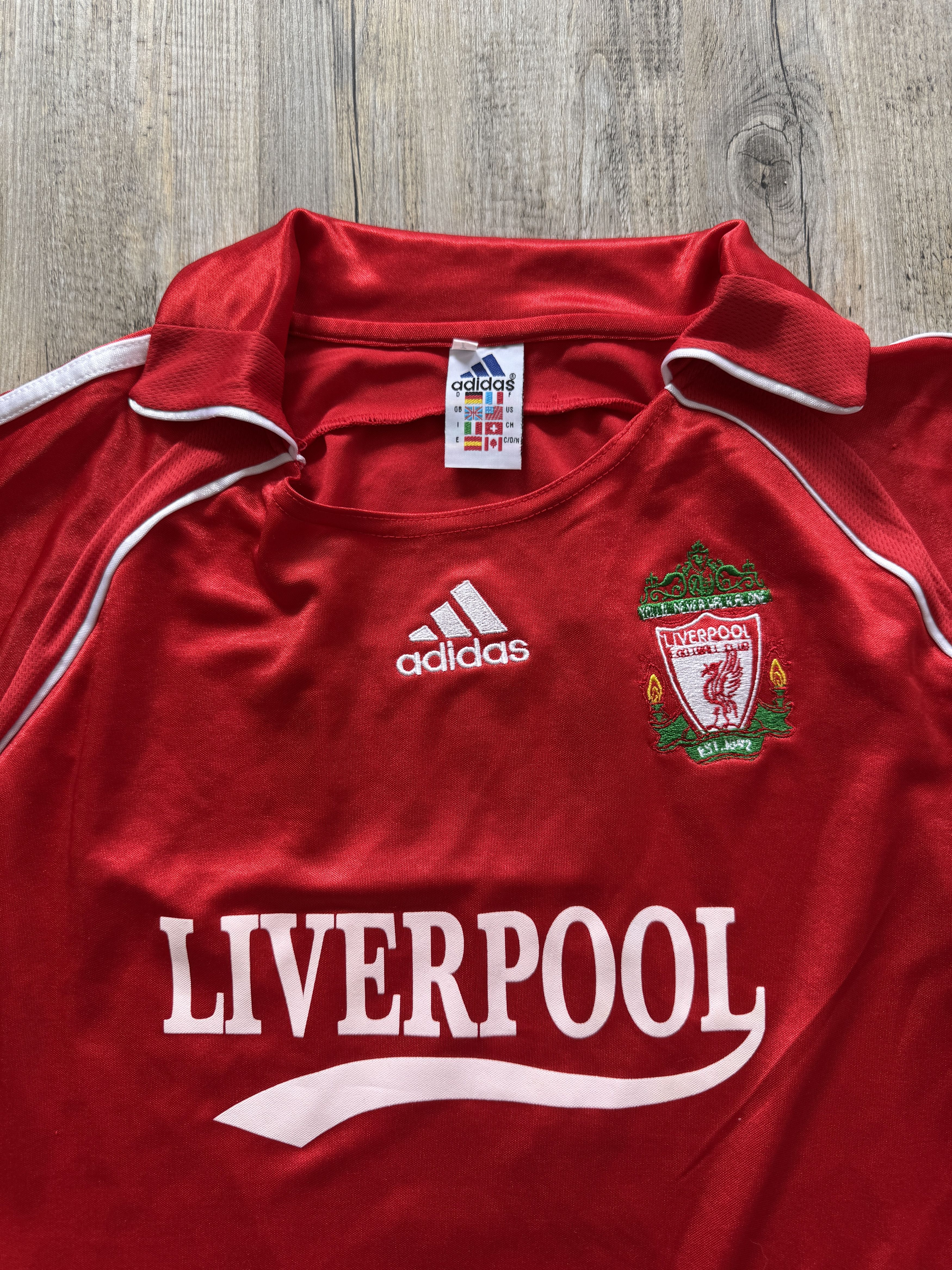 Adidas Football T-Shirt Adidas Liverpool Gerrard Size L Size US L / EU 52-54 / 3 - 15 Thumbnail