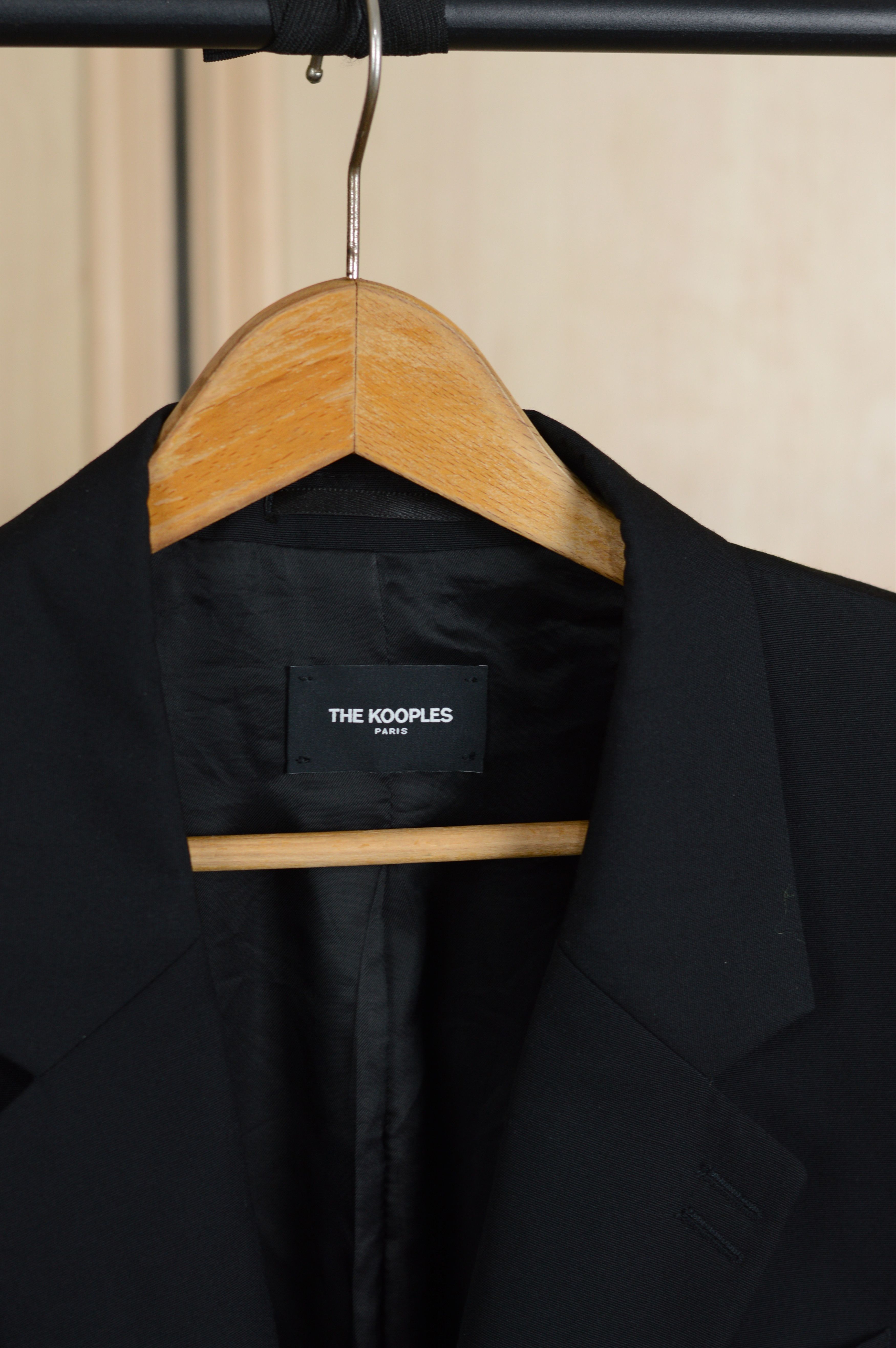 The Kooples The Kooples Paris Black Blazer Two button Size 48R - 4 Thumbnail