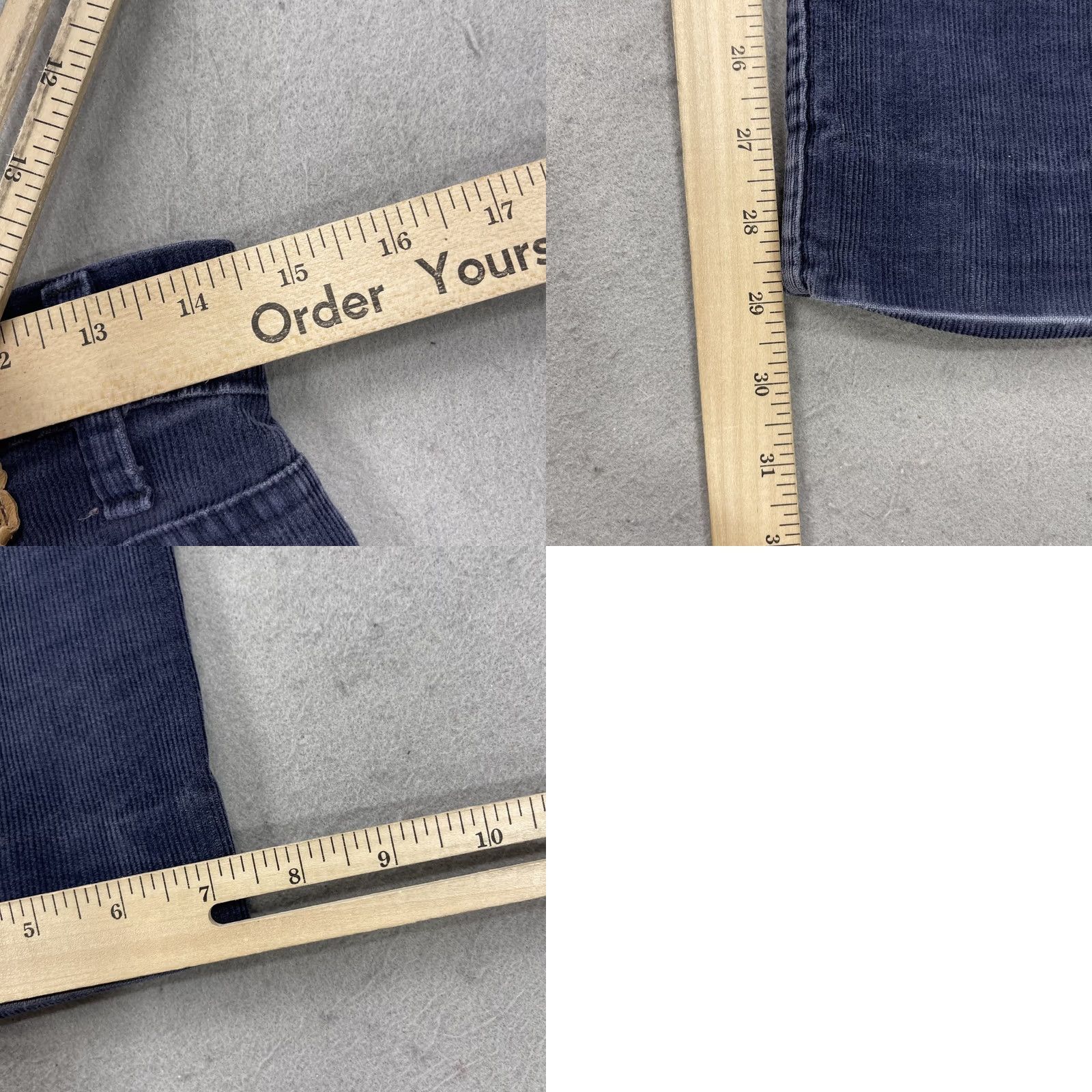 Levi's VINTAGE Levi's 500 Series Pants Mens 29x29 Corduroy Blue 80s 5-Pocket Denim Cotton Made USA Regular Straight Mens Size US 29 - 8 Thumbnail
