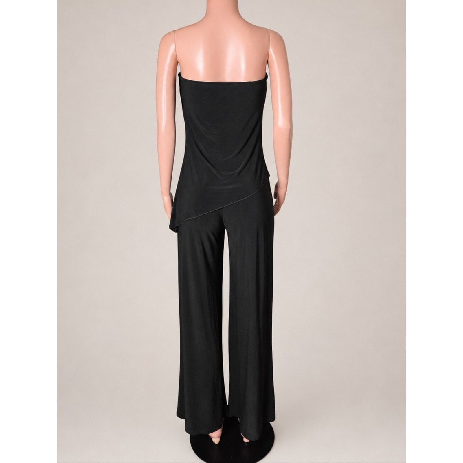 White House Black Market White House Black Market Y2K Strapless Ruched Jumpsuit M Size 32" / US 10 / IT 46 - 3 Thumbnail