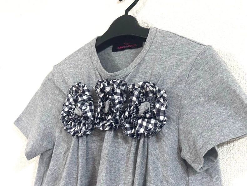 Comme des Garcons Comme Des Garcons Plaid Tufted Short Sleeve Top Size S / US 4 / IT 40 - 3 Thumbnail