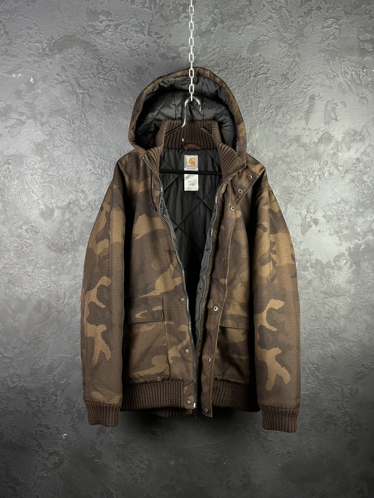 Carhartt × Vintage Vintage Carhartt Cordura Jacket Camo Men’s Size US XL / EU 56 / 4 - 1 Thumbnail