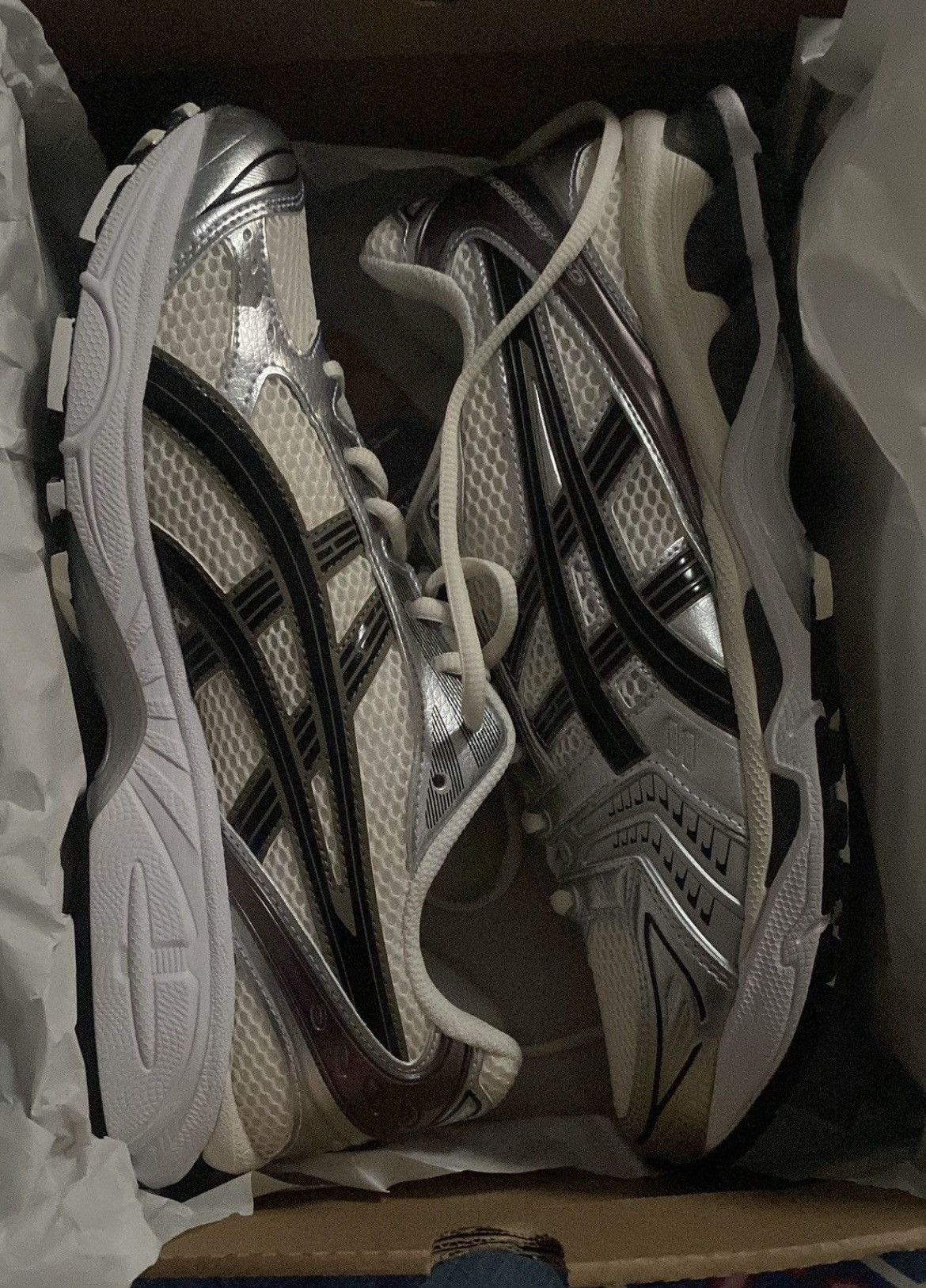 Asics ASICS Kayano 14 Metallic Plum Silver Size US 10 / EU 43 - 2 Thumbnail
