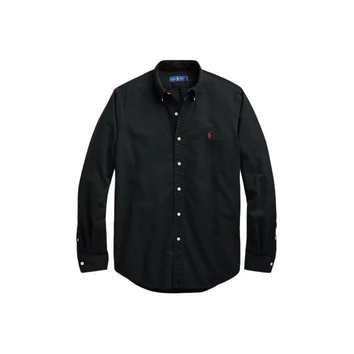 Polo Ralph Lauren Polo Ralph Lauren Men's Black Oxford Button Shirt Size US XL / EU 56 / 4 - 1 Thumbnail