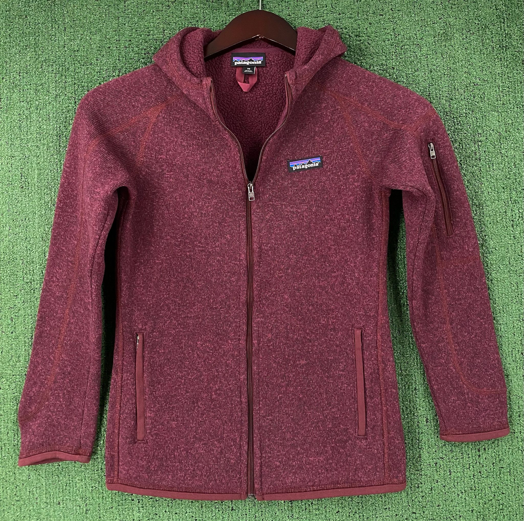 Patagonia Patagonia Better Sweater Hoodie Burgundy Full Zip Jacket XS Size XS / US 0-2 / IT 36-38 - 1 Thumbnail
