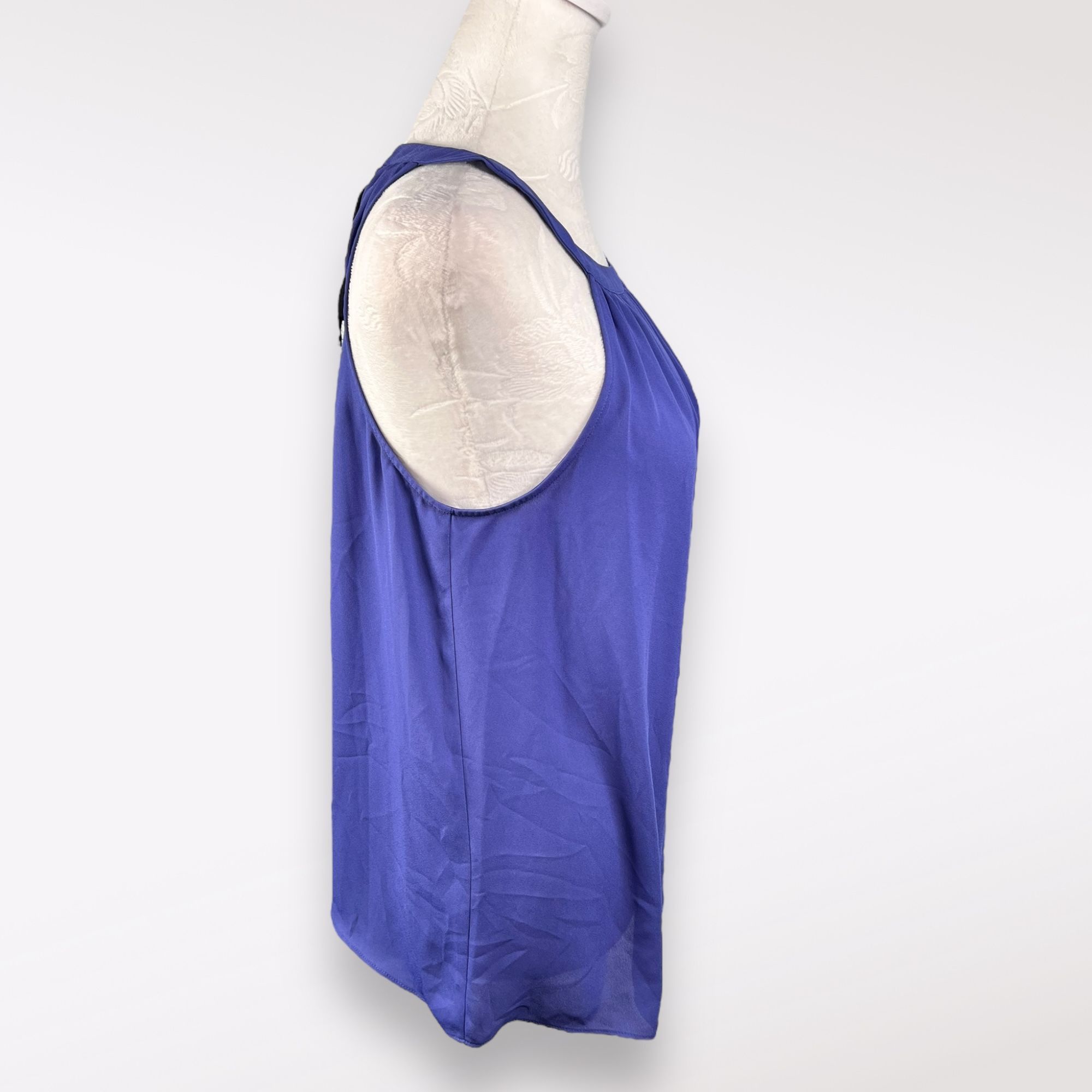 Designer Halogen Silky Blouse Sleeveless Halter Neck Tank XS Size XS / US 0-2 / IT 36-38 - 6 Thumbnail