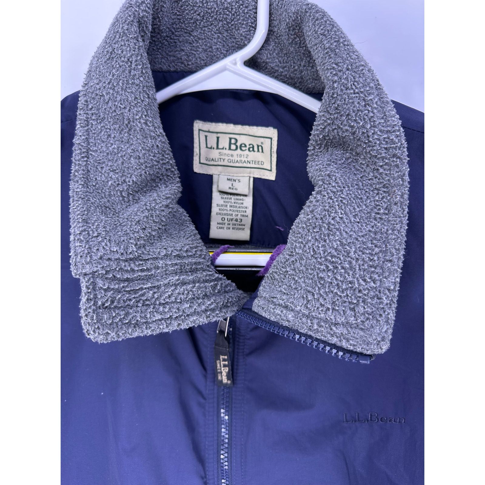 L.L. Bean Vintage L.L. Bean Reversible Fleece BomberJacket Size L Size US L / EU 52-54 / 3 - 5 Thumbnail
