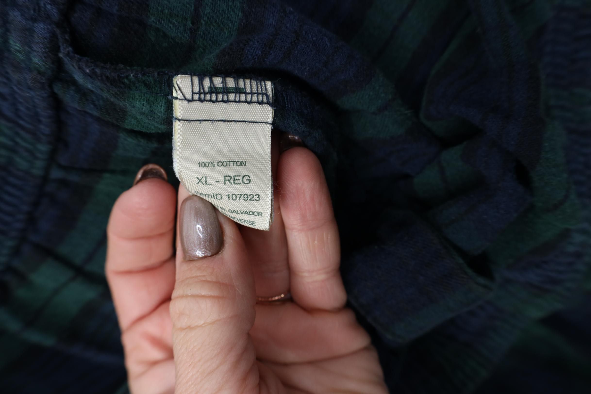 L.L. Bean Vintage 90s Y2K LL Bean Wide Leg Pajamas Pants PJs Plaid Size US 38 / EU 54 - 7 Thumbnail