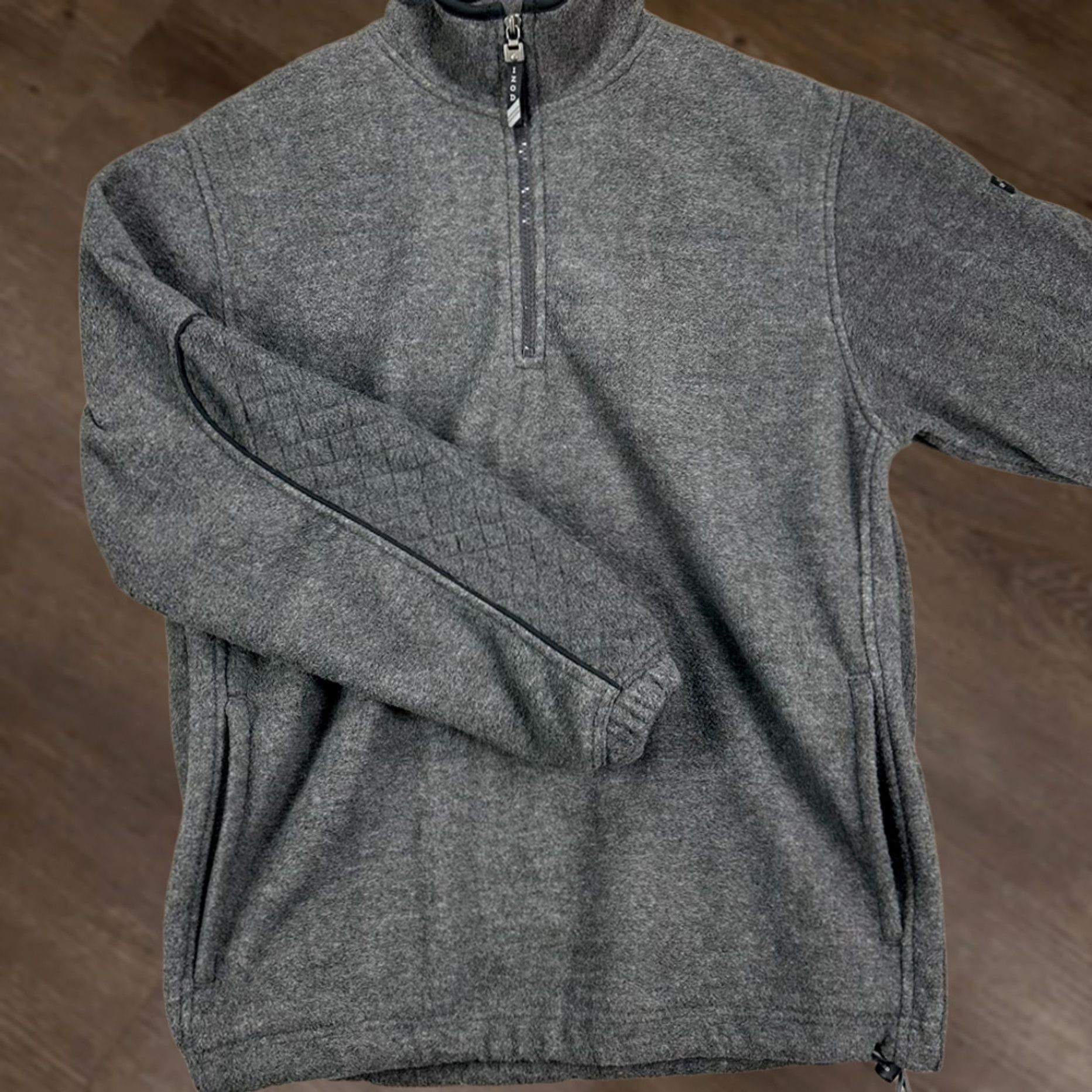 Izod IZOD PerformX Macro Fleece Pullover Jacket Mens SMALL Grey 1/4 Zip Long Sleeve Casual Outdoor Winter VINTAGE No Size US S / EU 44-46 / 1 - 1 Thumbnail
