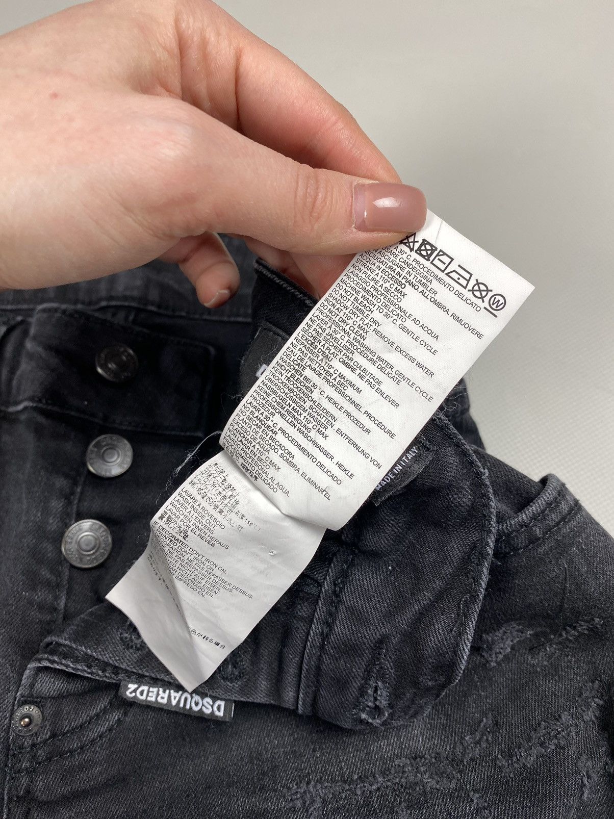 Dsquared2 Dsquared ladies skinny Dan Jean distressed denim jeans Size 30" / US 8 / IT 44 - 17 Thumbnail