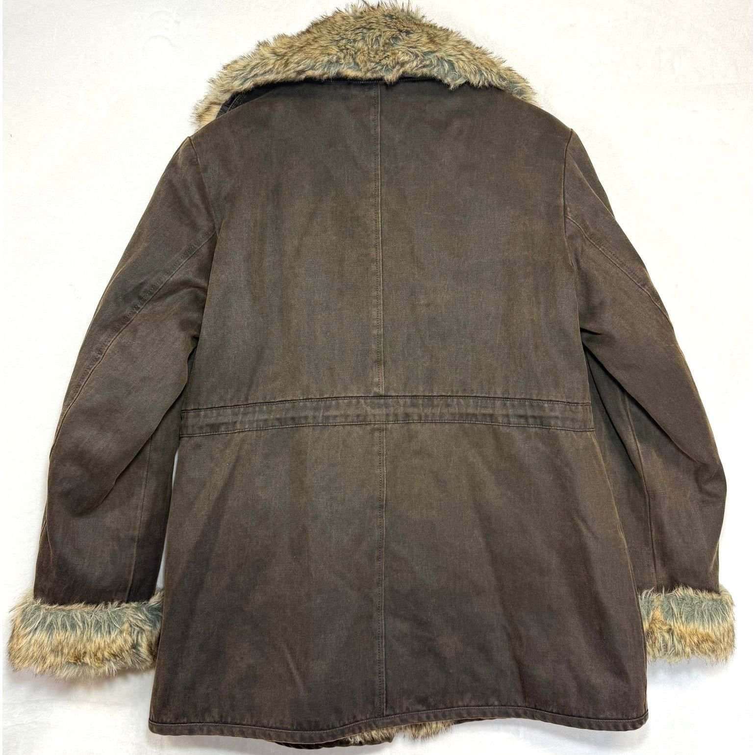 Other Sundance Large Coat Brown Faux Fur Barn Coat Boho Winter Y2K Size L / US 10 / IT 46 - 5 Thumbnail