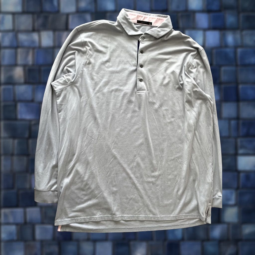 Vintage Greyson Henley Shirt Mens XXL Light Blue Long Sleeve Golf Performance Stretch Shirt Size US XXL / EU 58 / 5 - 1 Thumbnail