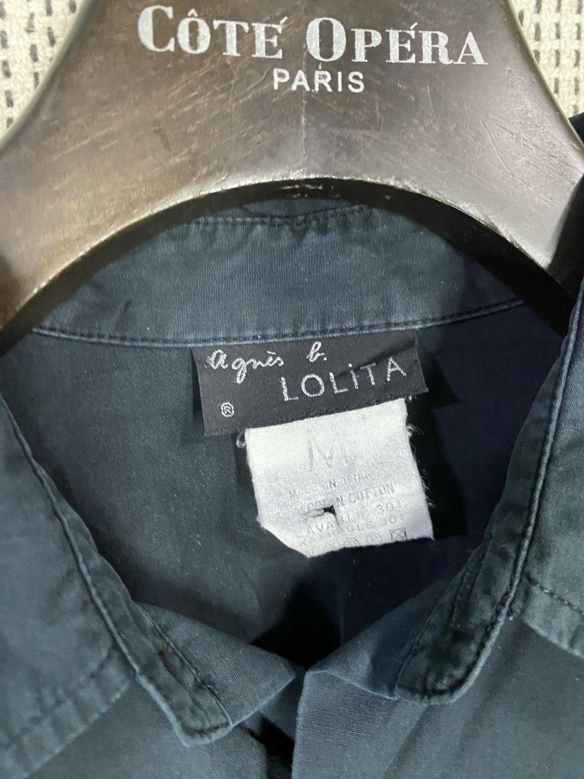agnes b. Vintage agnes b shirt button one pocket Size M / US 6-8 / IT 42-44 - 6 Thumbnail