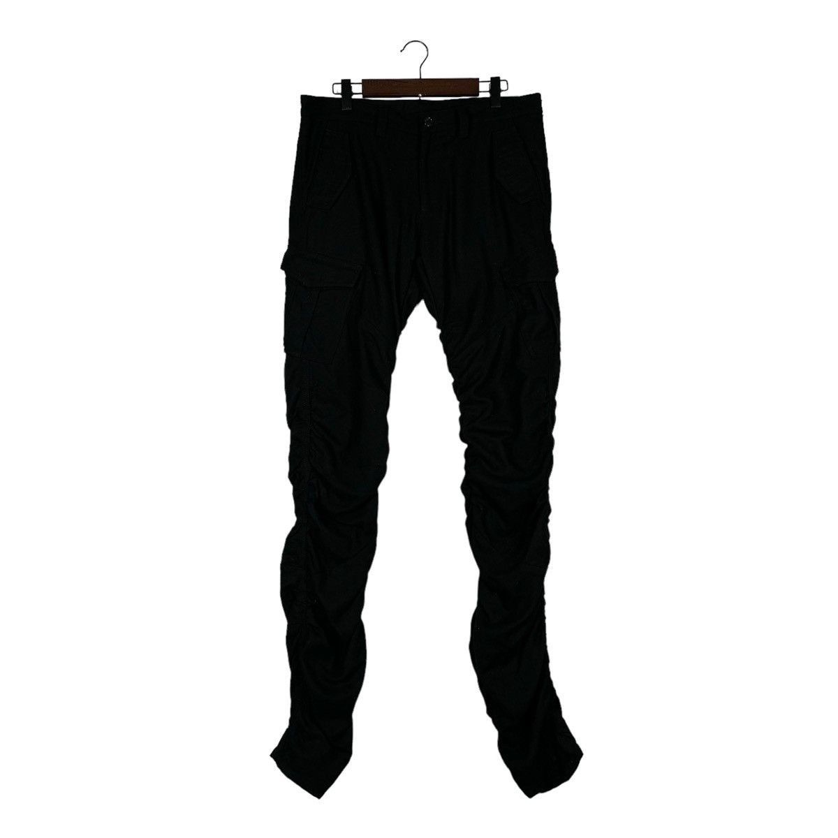 Tornado Mart Archive Tornado Mart Ruched Stacked Cargo Pants Size US 33 - 1 Thumbnail