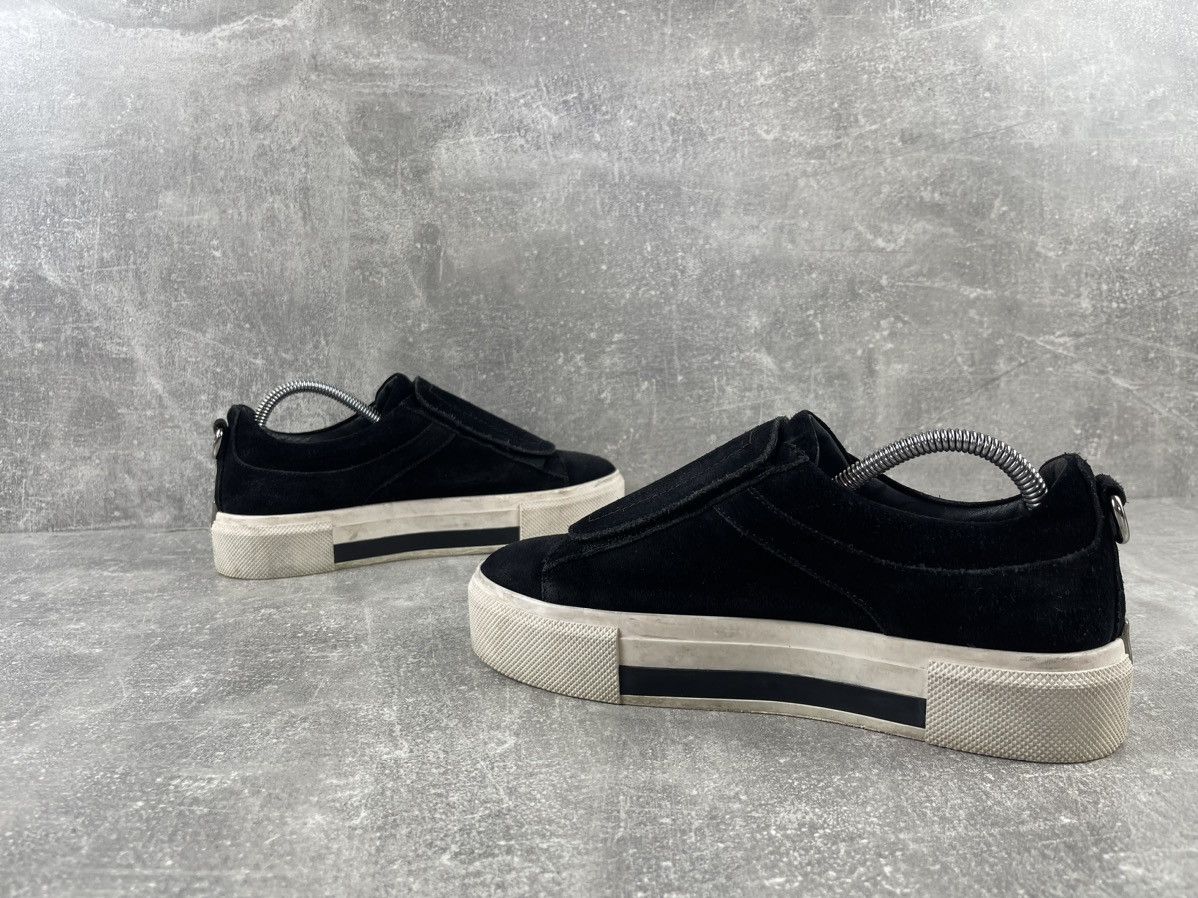 Alexander McQueen × Vintage Alexander McQueen Platform Suede Black Y2K Sneakers Size US 9 / IT 39 - 5 Thumbnail