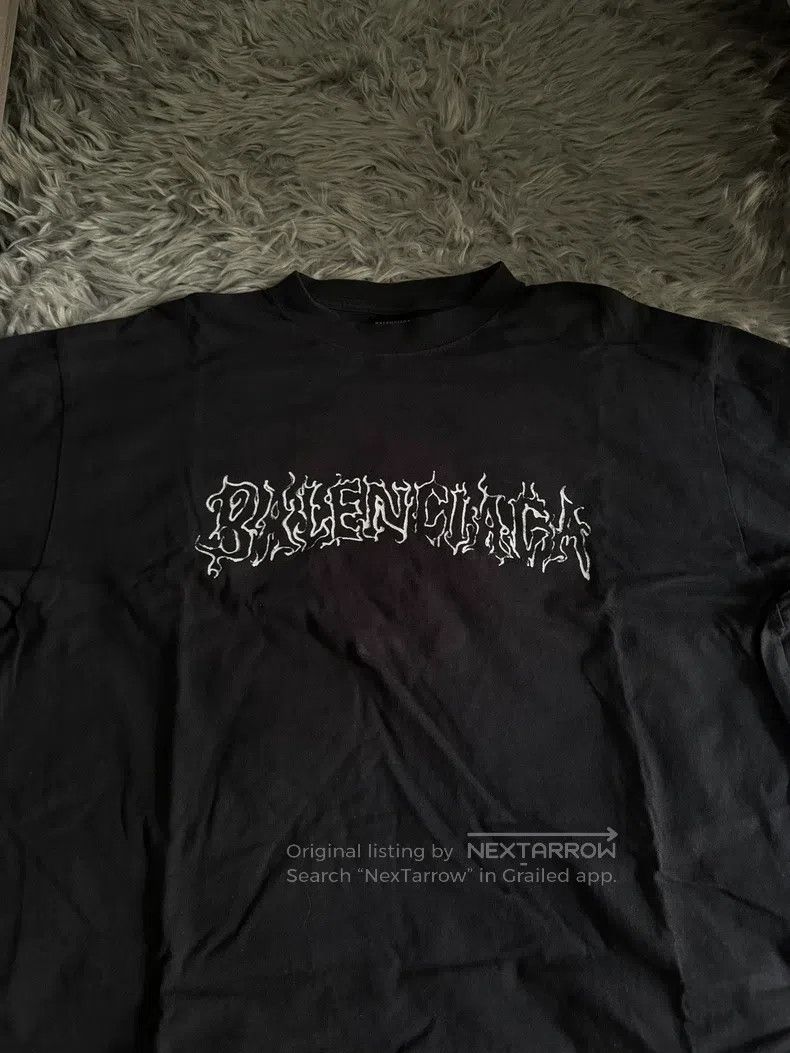 Balenciaga Balenciaga Flame letter short-sleeve Size US S / EU 44-46 / 1 - 2 Thumbnail
