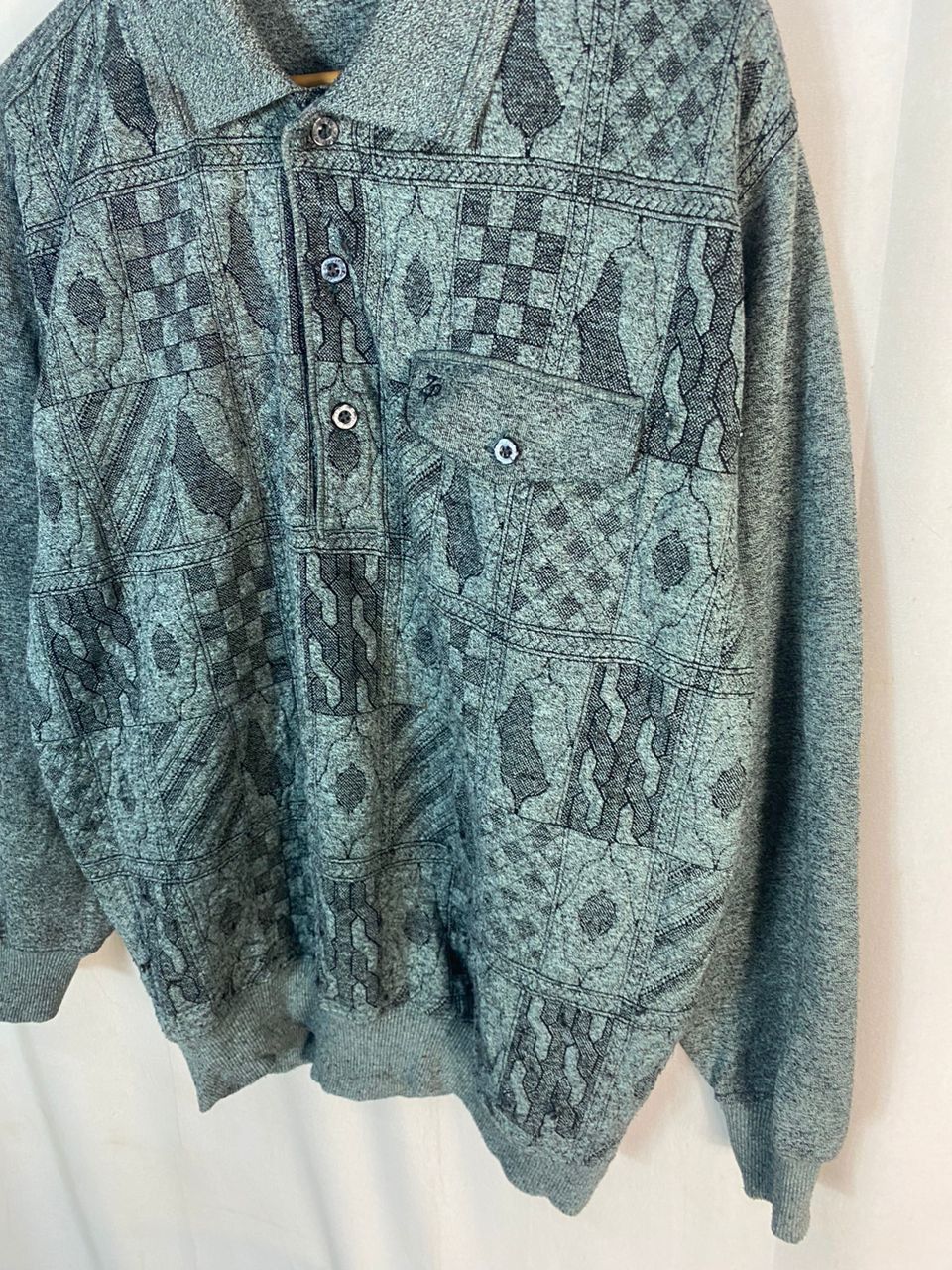 Japanese Brand × Vintage Vintage zealzip half button polo sweatshirt Size US L / EU 52-54 / 3 - 3 Thumbnail