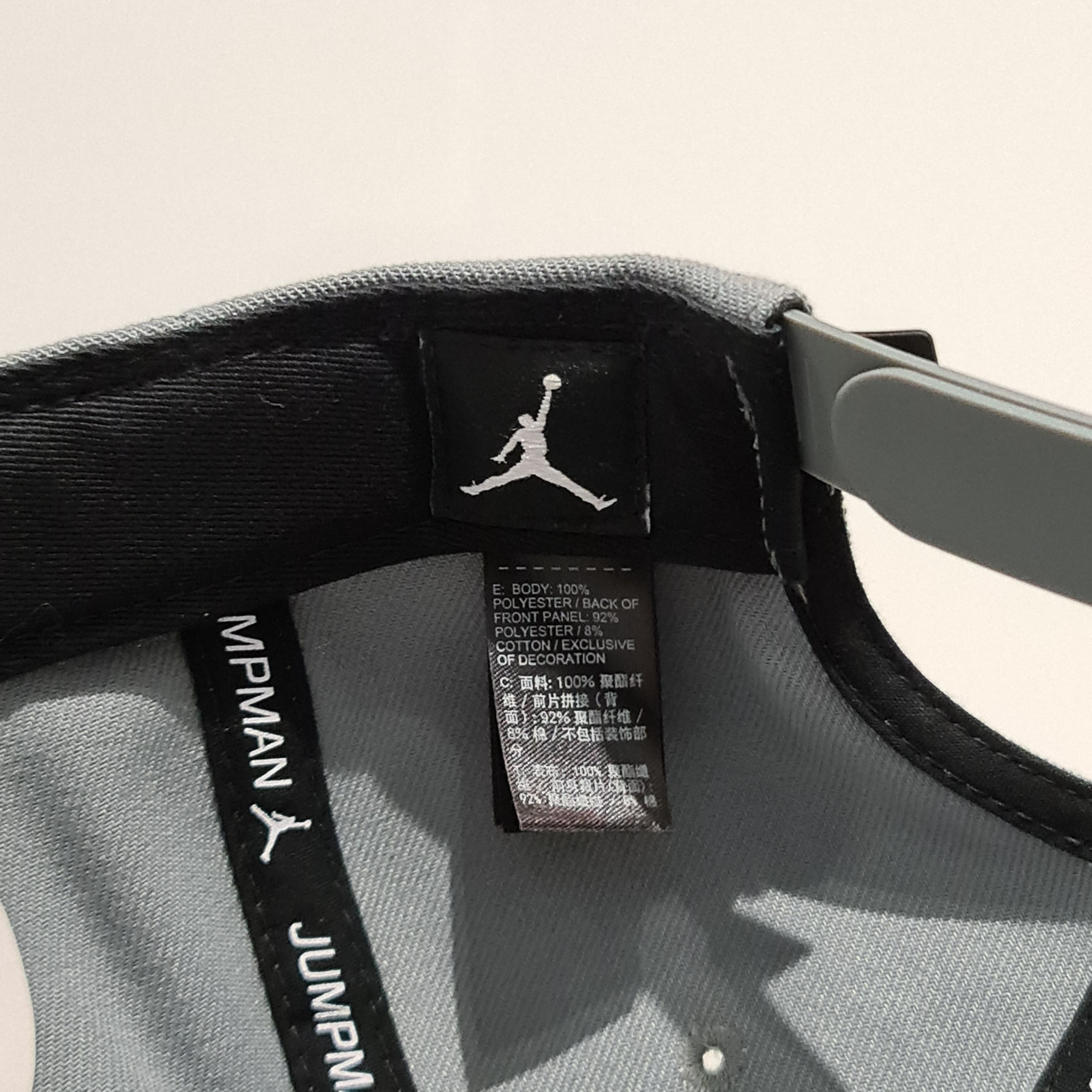 Jordan Brand Jordan Cap Snapback 'Air Jordan Space Jam' Grey Size ONE SIZE - 8 Thumbnail