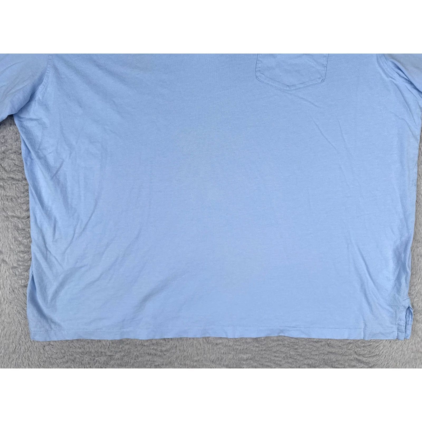 Polo Ralph Lauren Polo Ralph Lauren Shirt Adult 2XB Blue 100% Cotton Short Sleeve Pocket Polo Shirt Mens 2XB Blue Polo Ralph Lauren Shirt Size US XXL / EU 58 / 5 - 5 Thumbnail