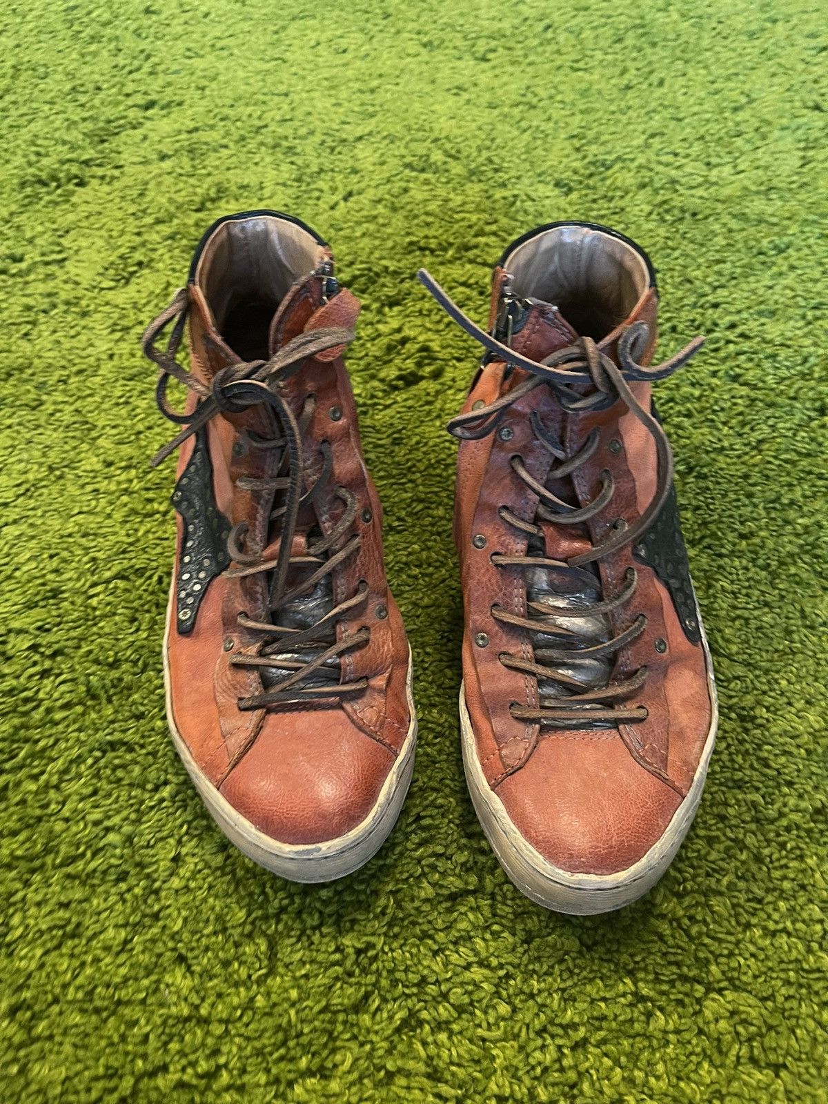 A.S.98 × Designer Airsteps A.S. 98 avant garde real leather sneakers Size US 9 / IT 39 - 5 Thumbnail