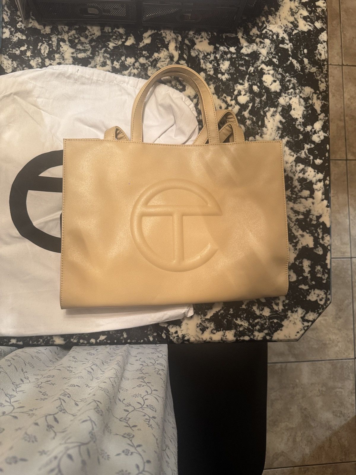 Telfar Telfar cream tote bag Size ONE SIZE - 1 Thumbnail
