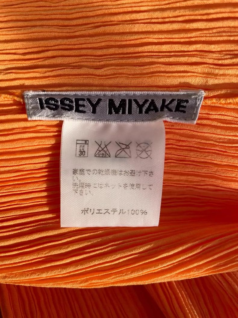 Issey Miyake Issey Miyake Orange main line toothpick pencil dress Size S / US 4 / IT 40 - 7 Thumbnail
