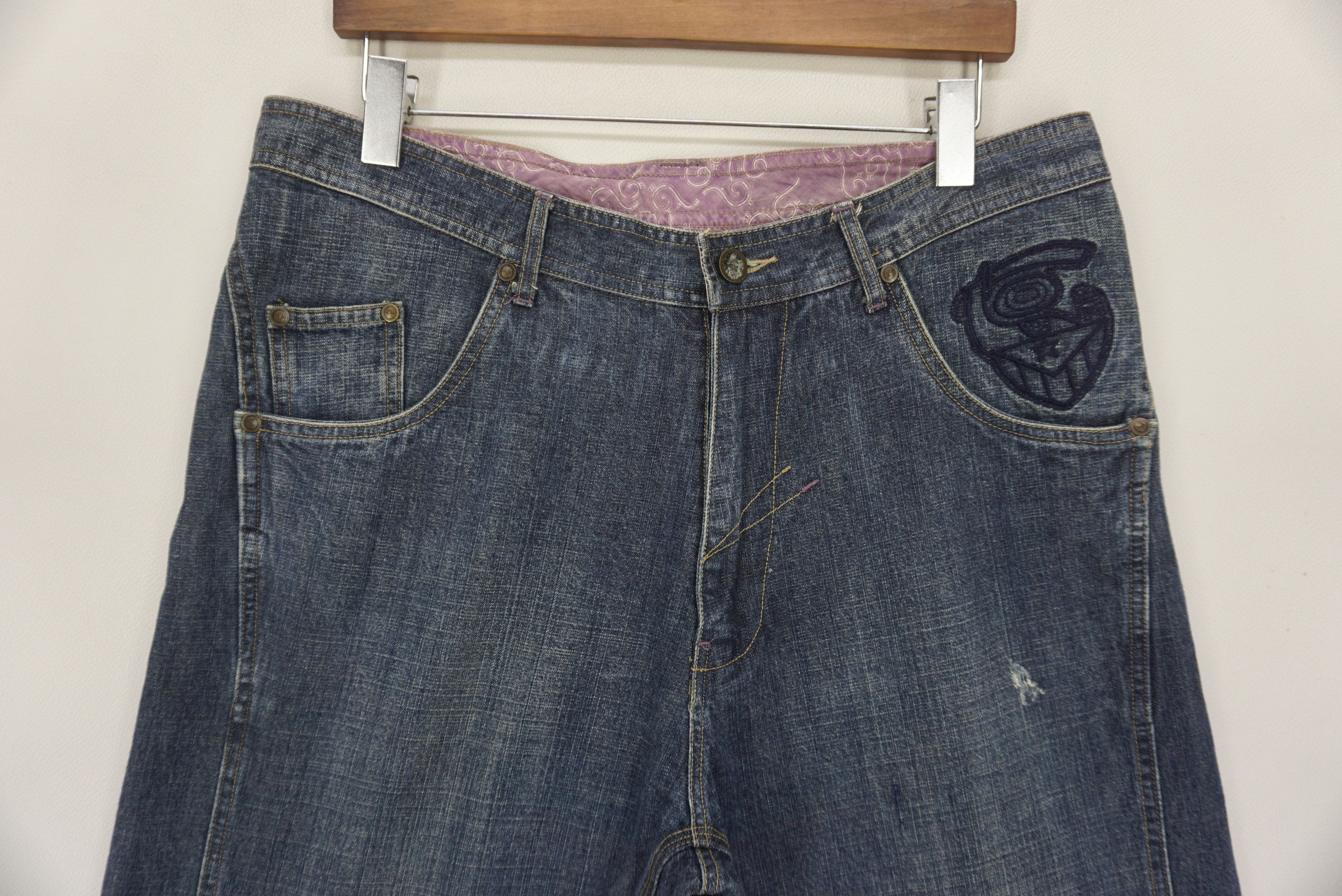 Live Mechanics Y2K Baggy Jeans Size 34 fit W36xL35 Live Mechanics Denim Size US 34 / EU 50 - 3 Thumbnail