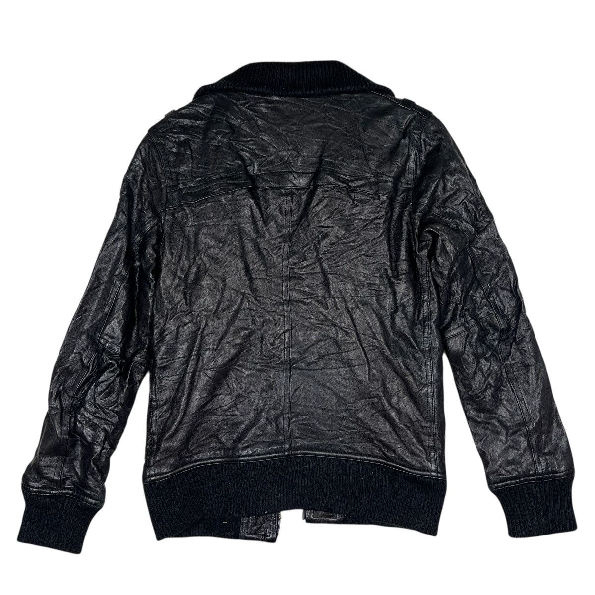 American Rag 🔥 American Rag Cie Leather Moto Rider Bomber Jacket Size US S / EU 44-46 / 1 - 8 Thumbnail