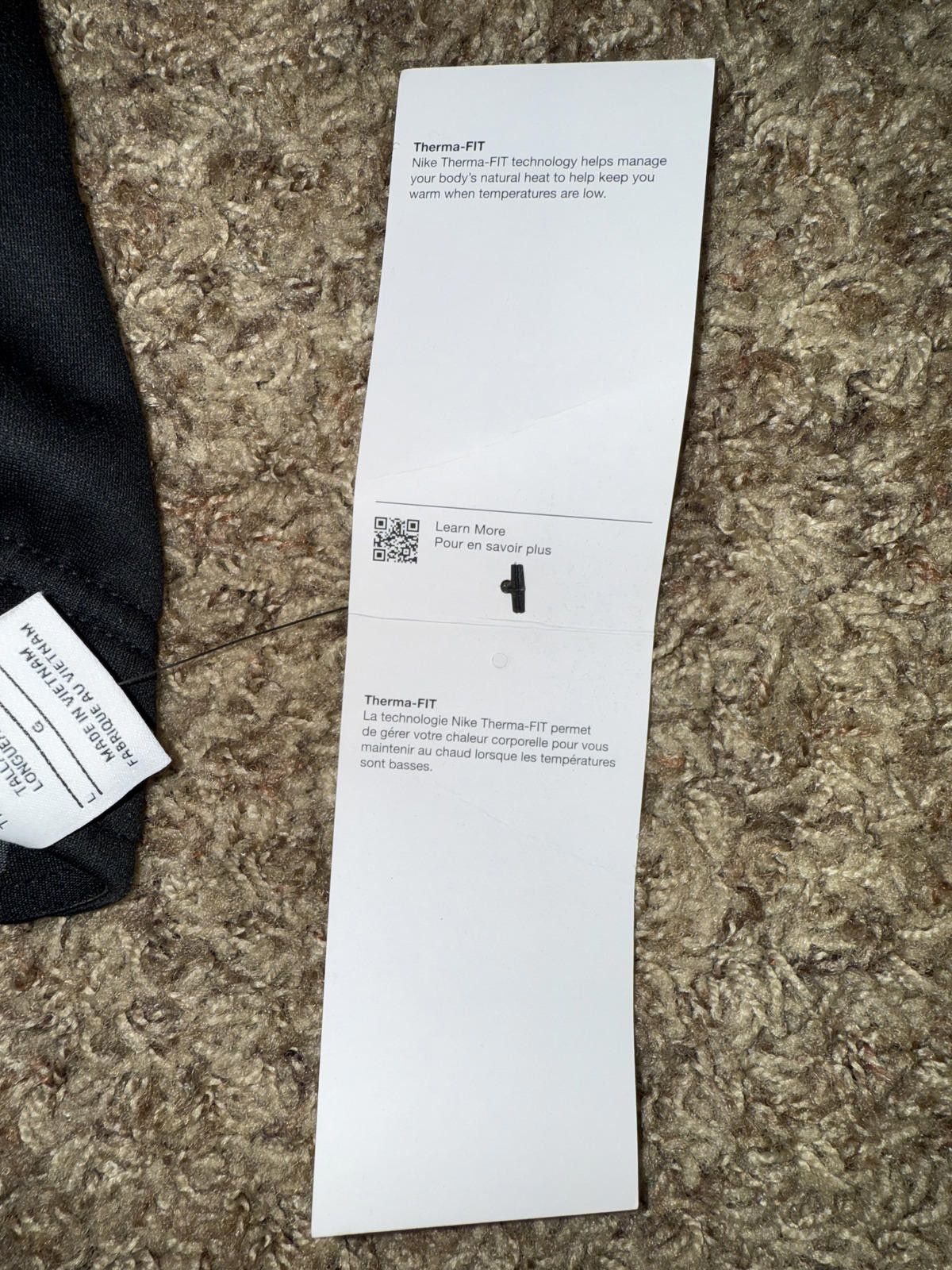 Nike Nike Men's Therma-FIT Open Hem Fitness Pants Size US 34 / EU 50 - 10 Thumbnail